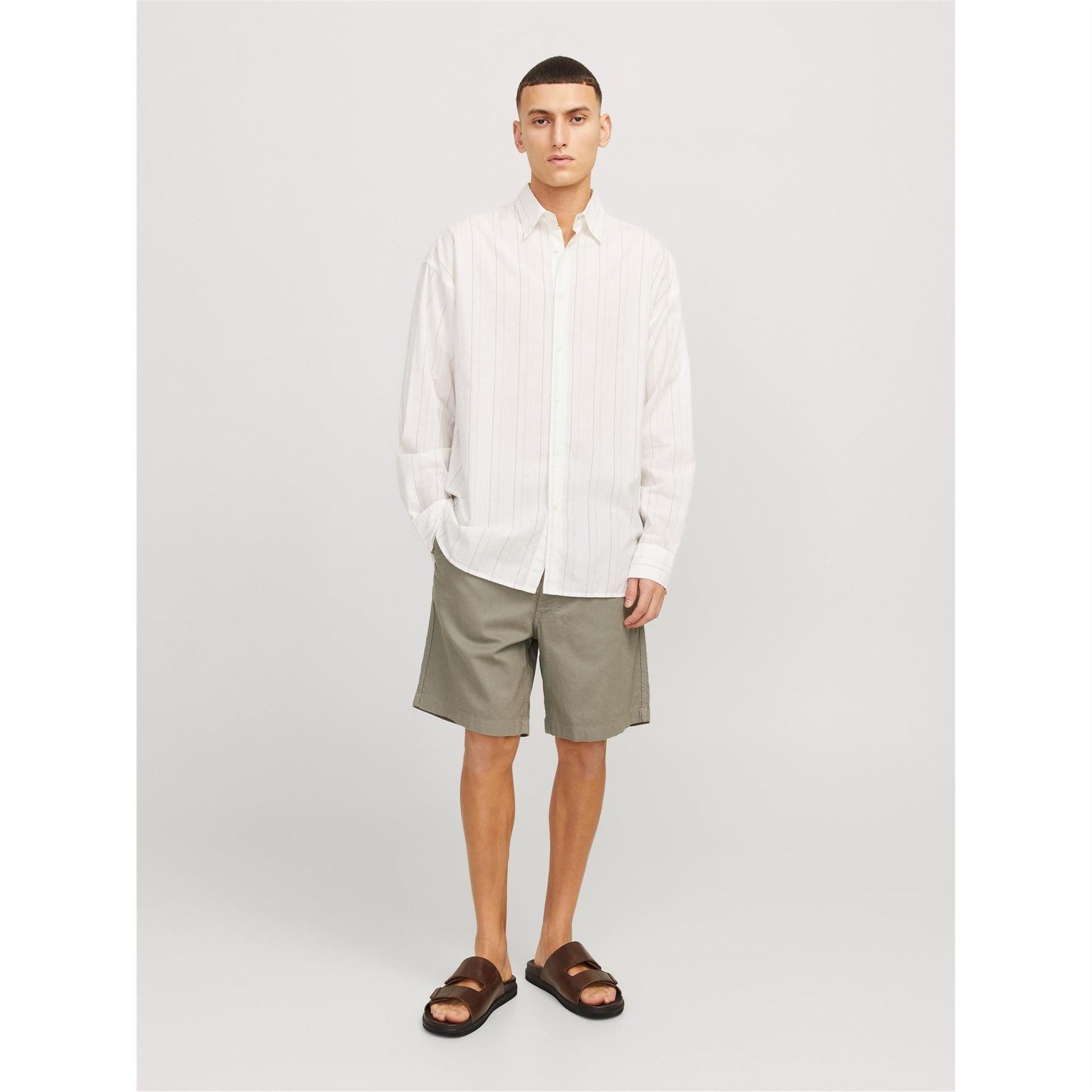 Jack and Jones Junior Linen Chino Shorts