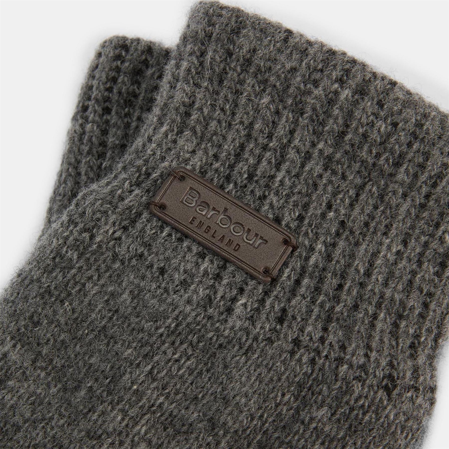 Barbour Wool Mix Beanie And Gloves Gift Set