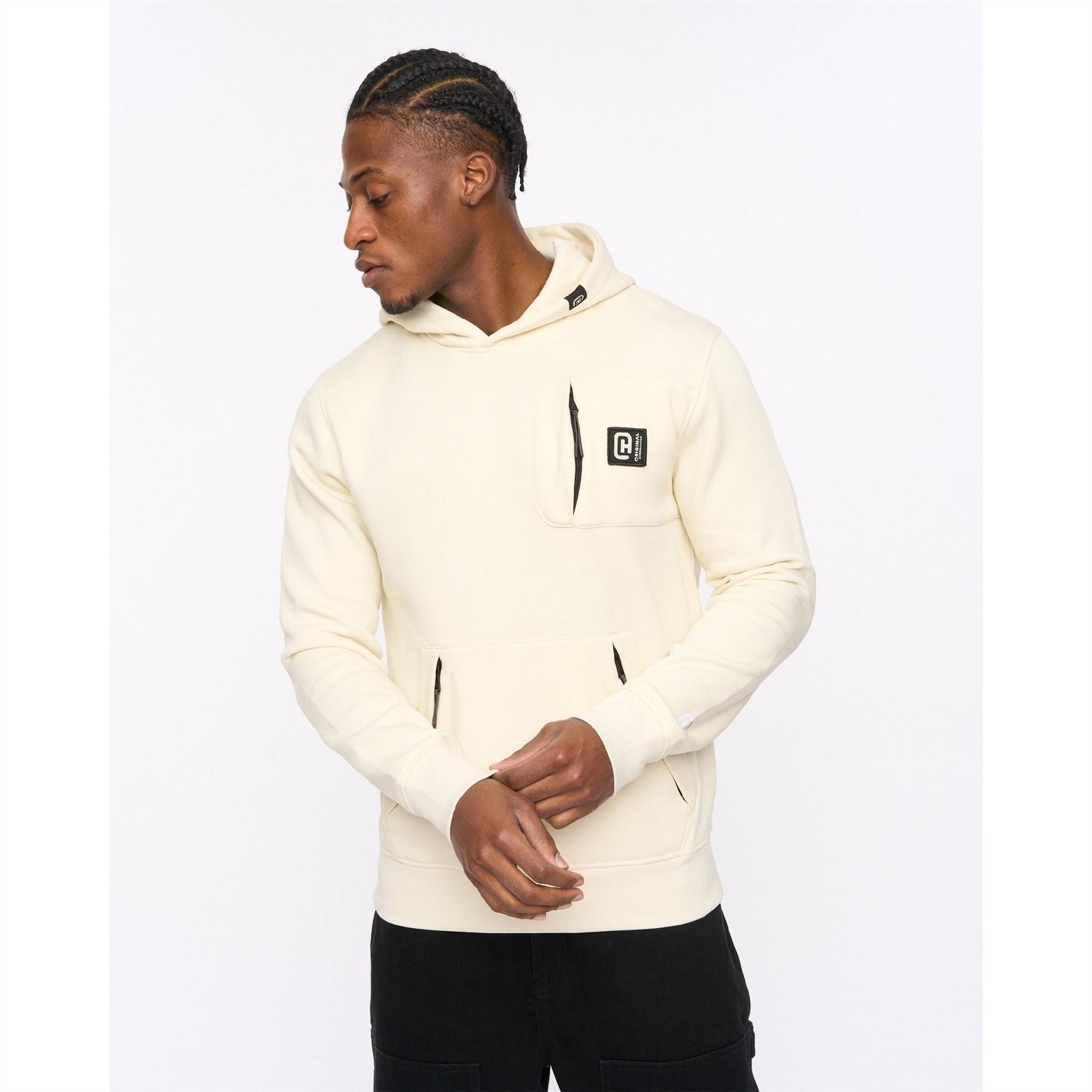Crosshatch Portville Hooded Neck Long Sleeve Sweatshirt