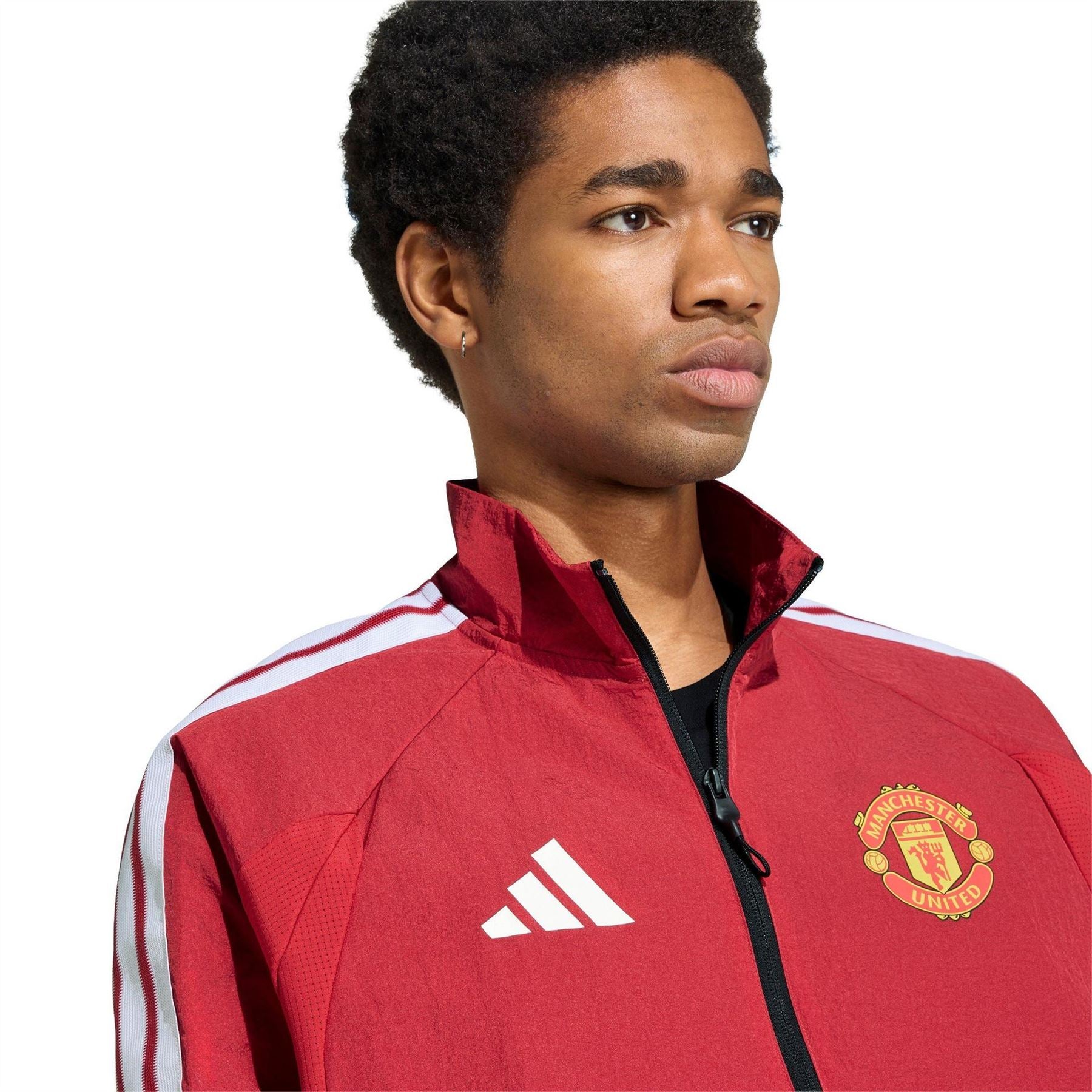 adidas Manchester United Licensed Pre Match Tracksuit Top 2026