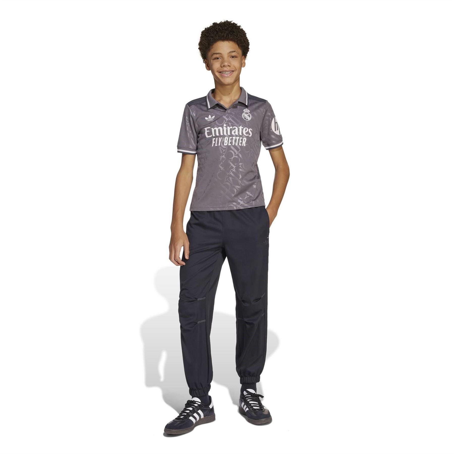 adidas Real Madrid Collared Short Sleeve Shirt