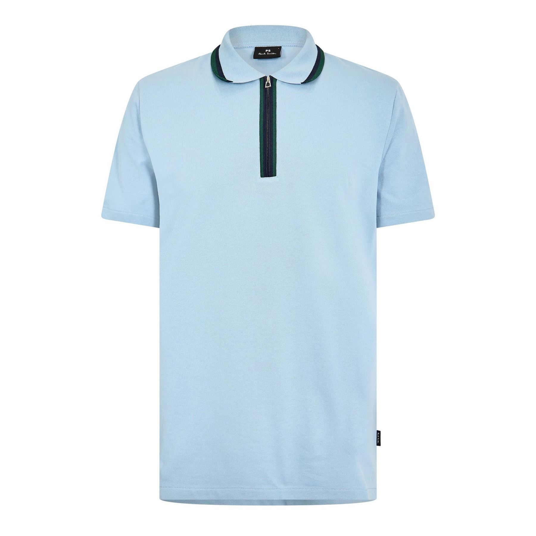 PS Paul Smith Zipped Short Sleeve Polo Shirt