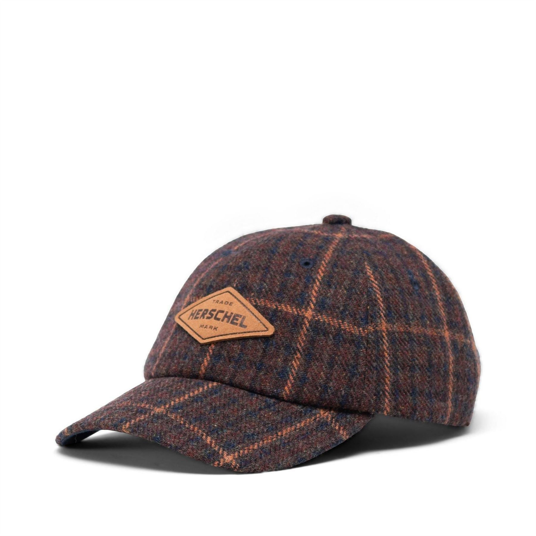 Herschel Supply Co Plaid Patterned Dad Cap with Logo