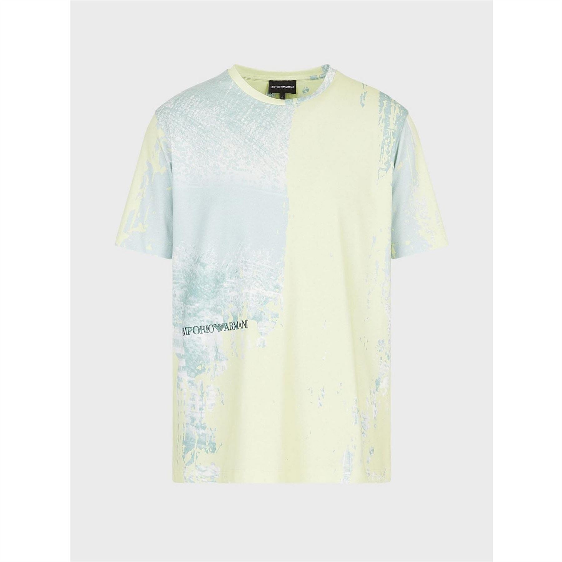 Emporio Armani T-Shirt With Allover City Print