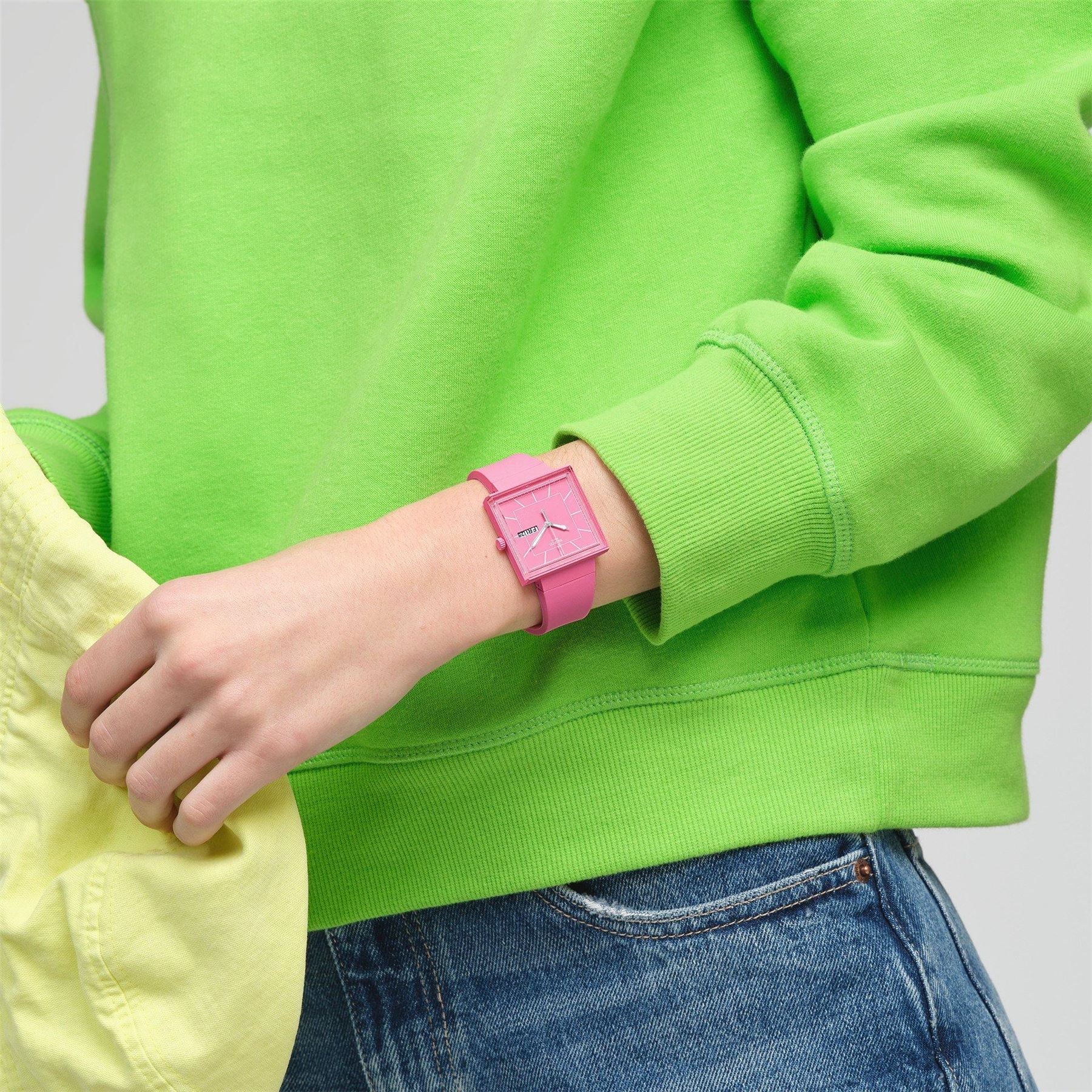 Swatch What If Lemon? Rubber Single Wrap Fashion Analogue Watch