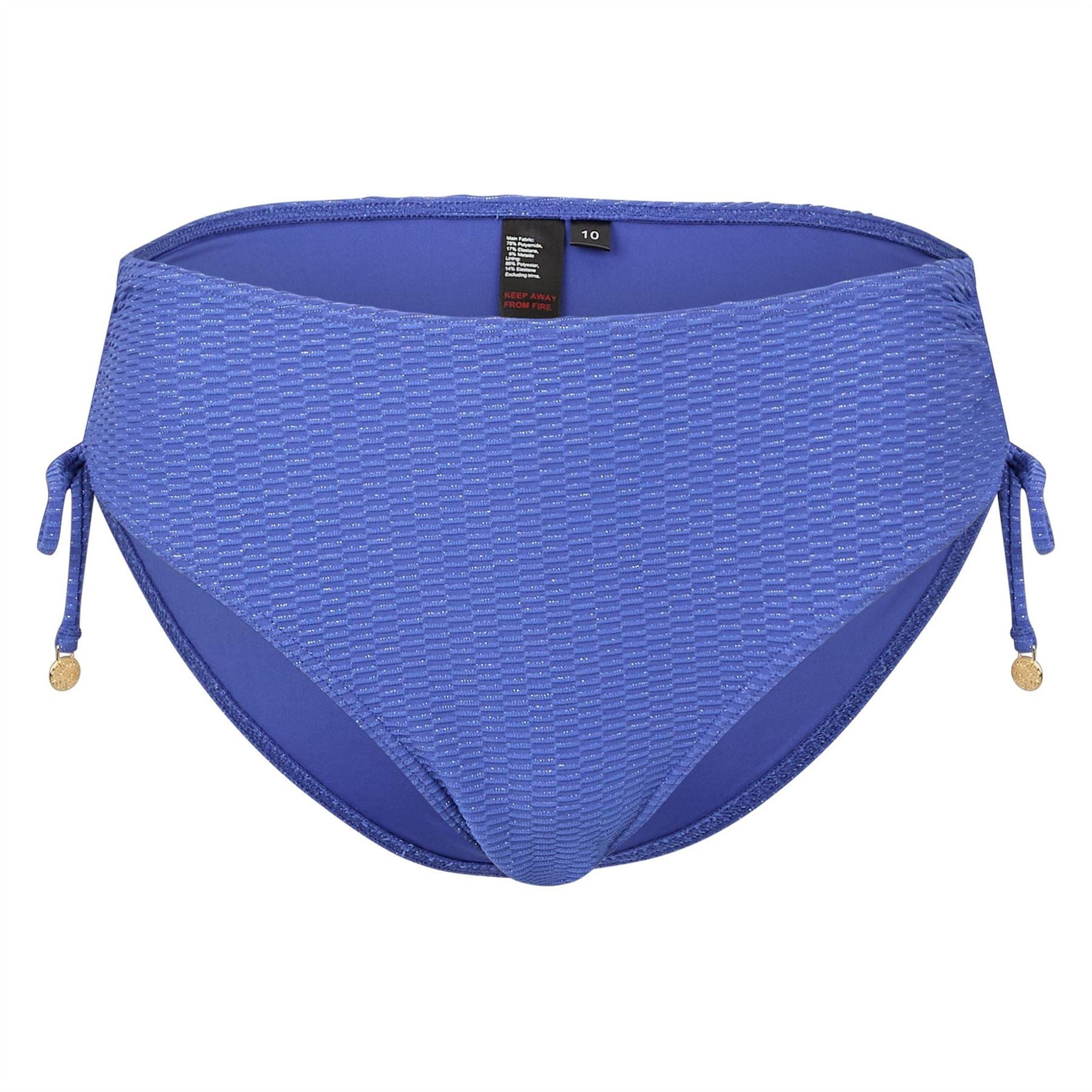 Biba Gathered High Leg Bikini Bottoms