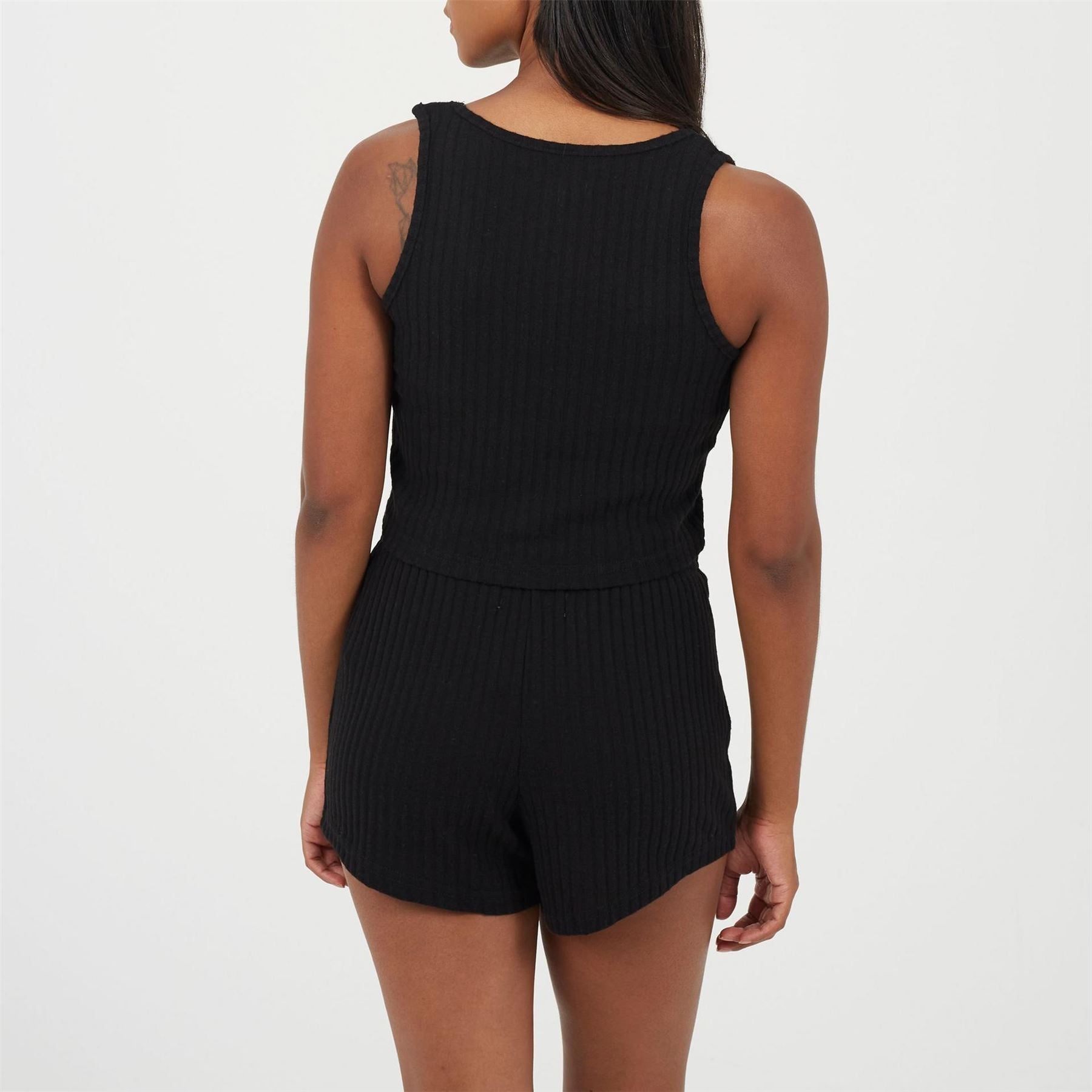 Brave Soul Sleeveless Scoop Neck Lounge Set
