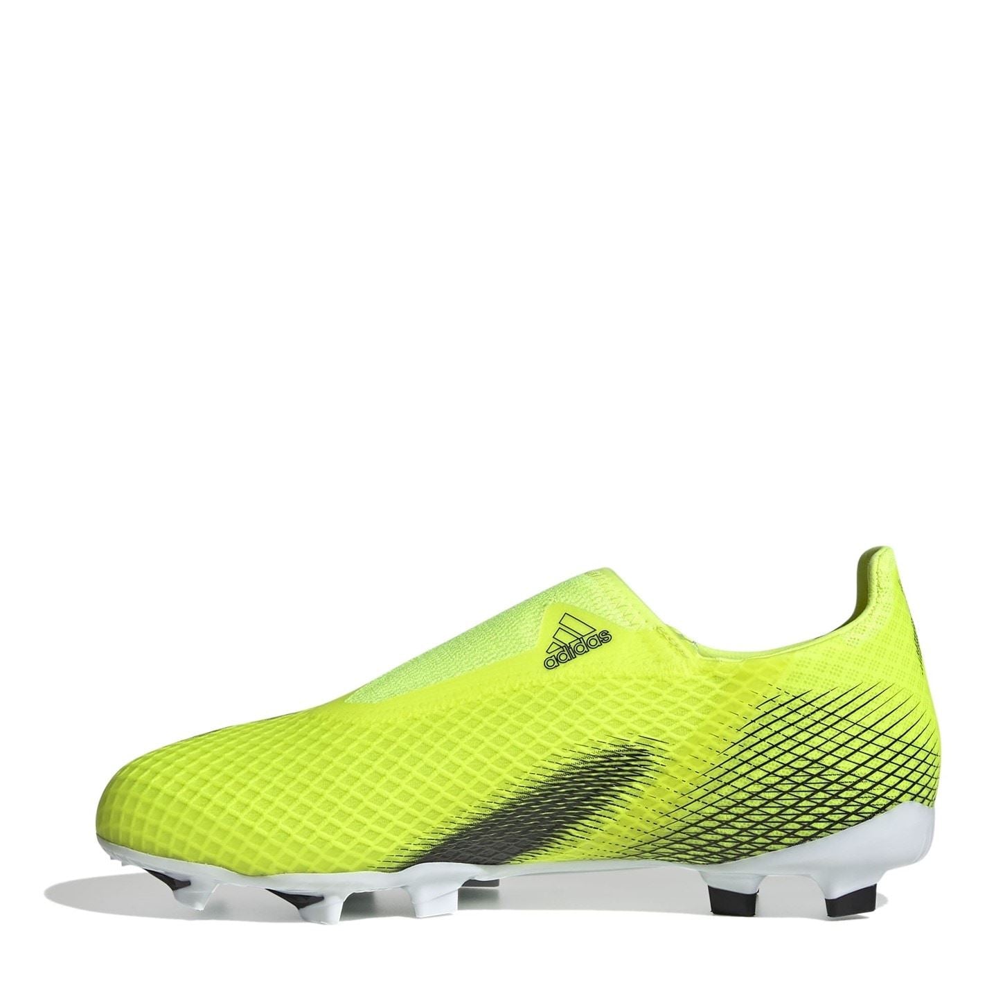 adidas X Ghosted .3 Laceless Juniors Firm Ground Football Boots