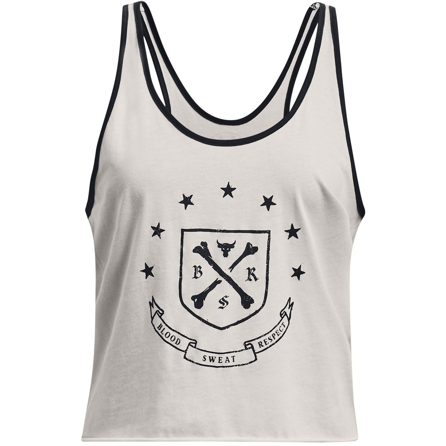 Under Armour Project Rock Arena Cropped Graphic Relaxed Fit Tank