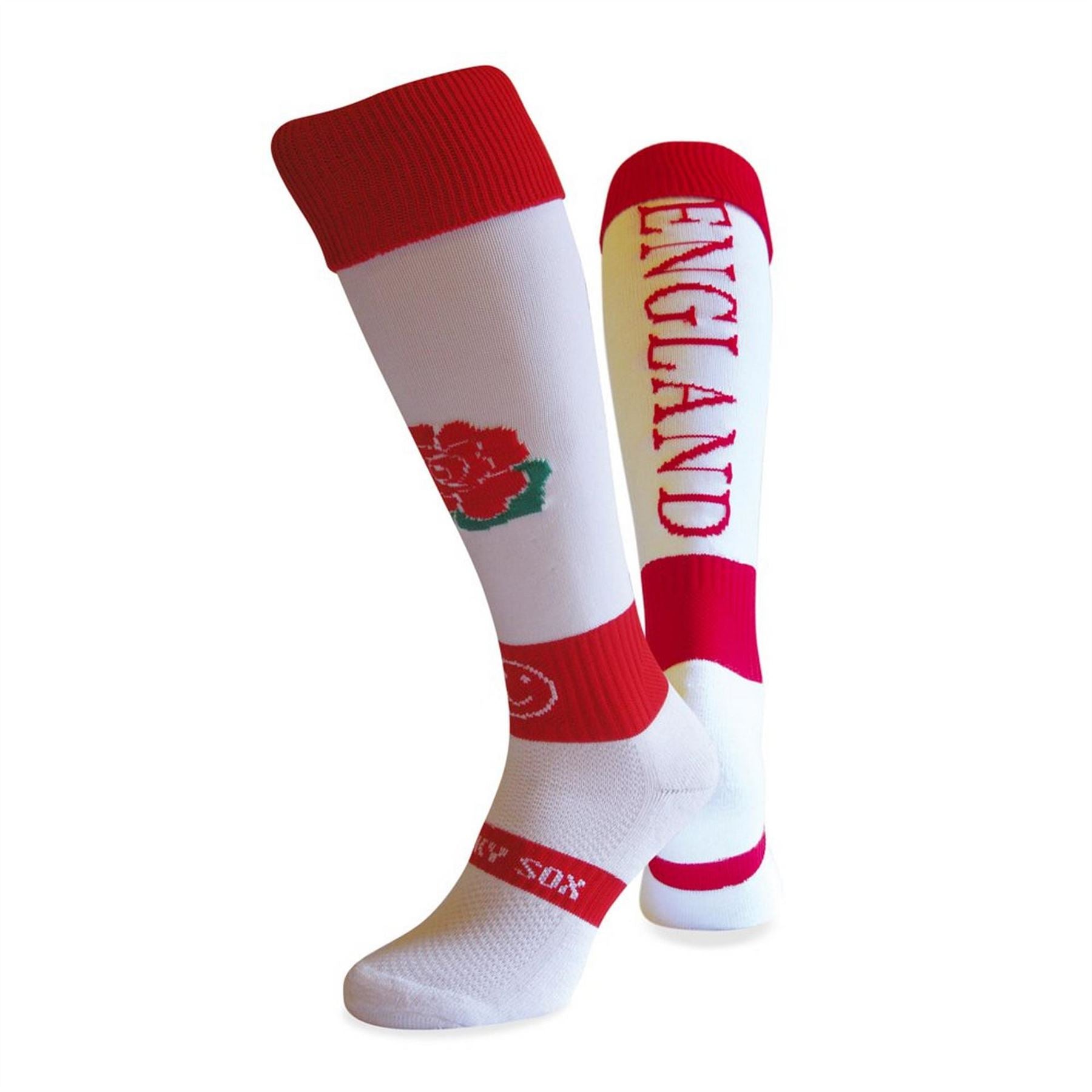 Wacky Sox England Football Rugby Socks Snr