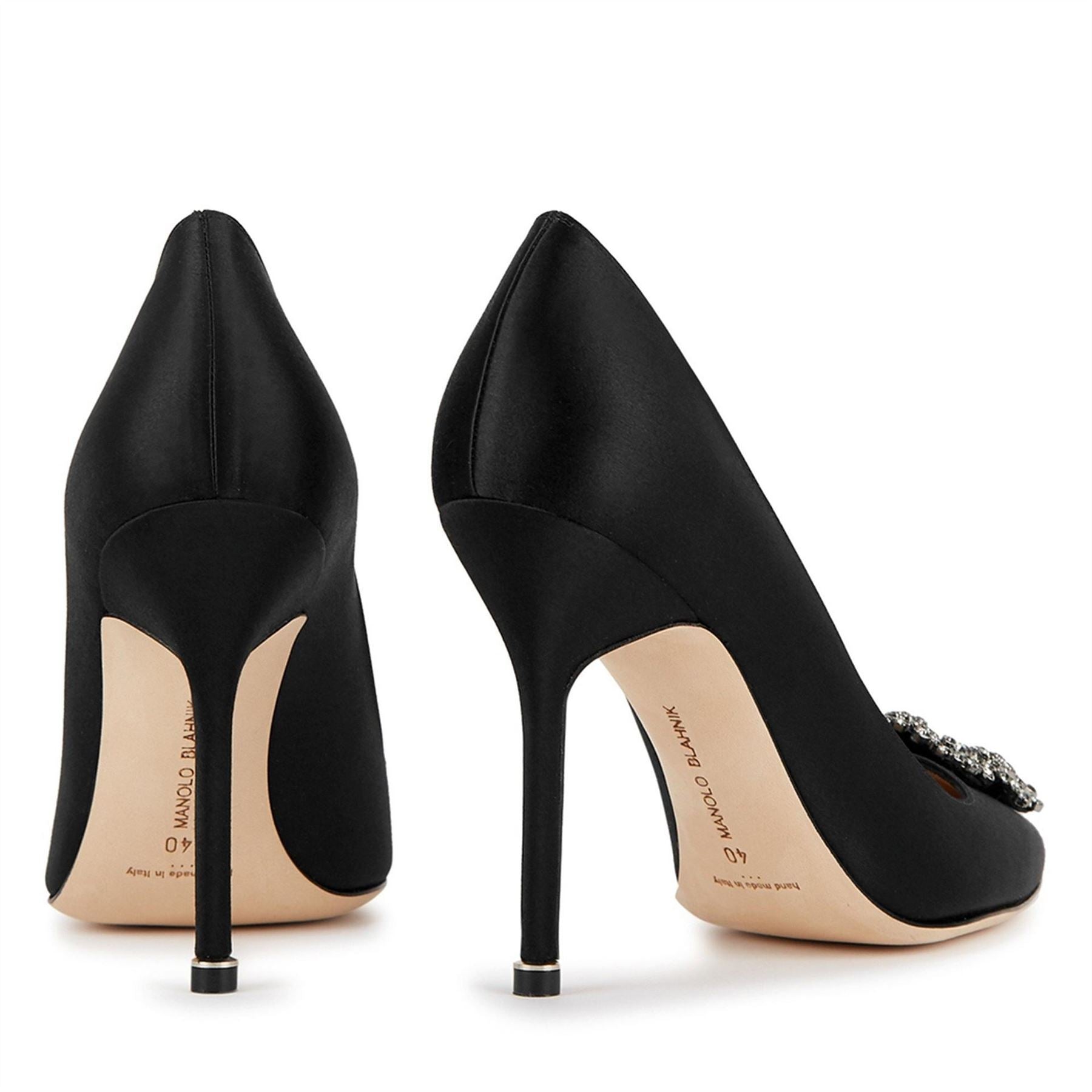 Manolo Blahnik Satin Pump W Ornament