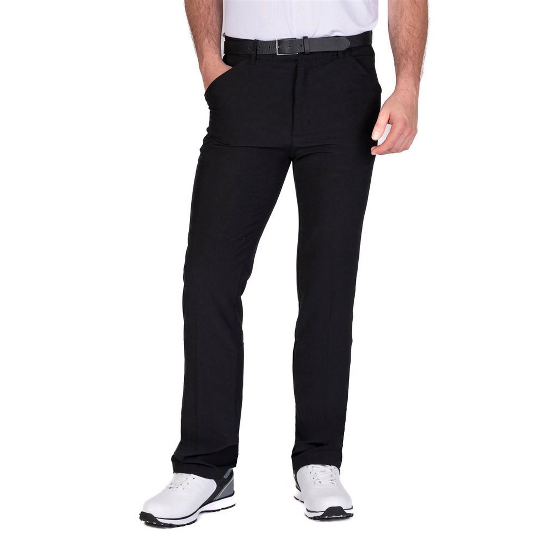 Island Green Mens Golf Stretch Tapered Trousers