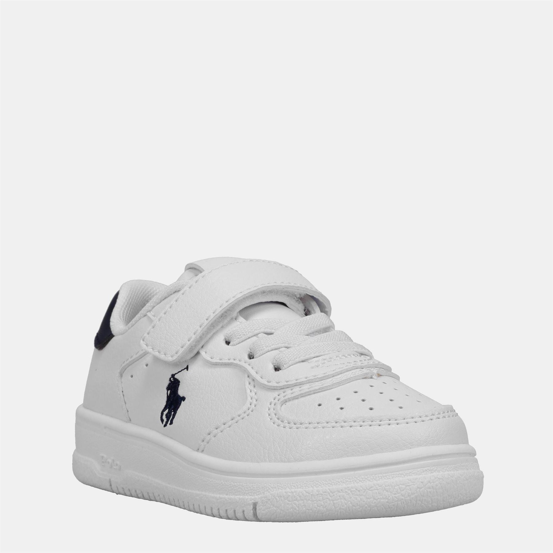 Polo Ralph Lauren Children's Court Flat Heel Round Toe Sneakers