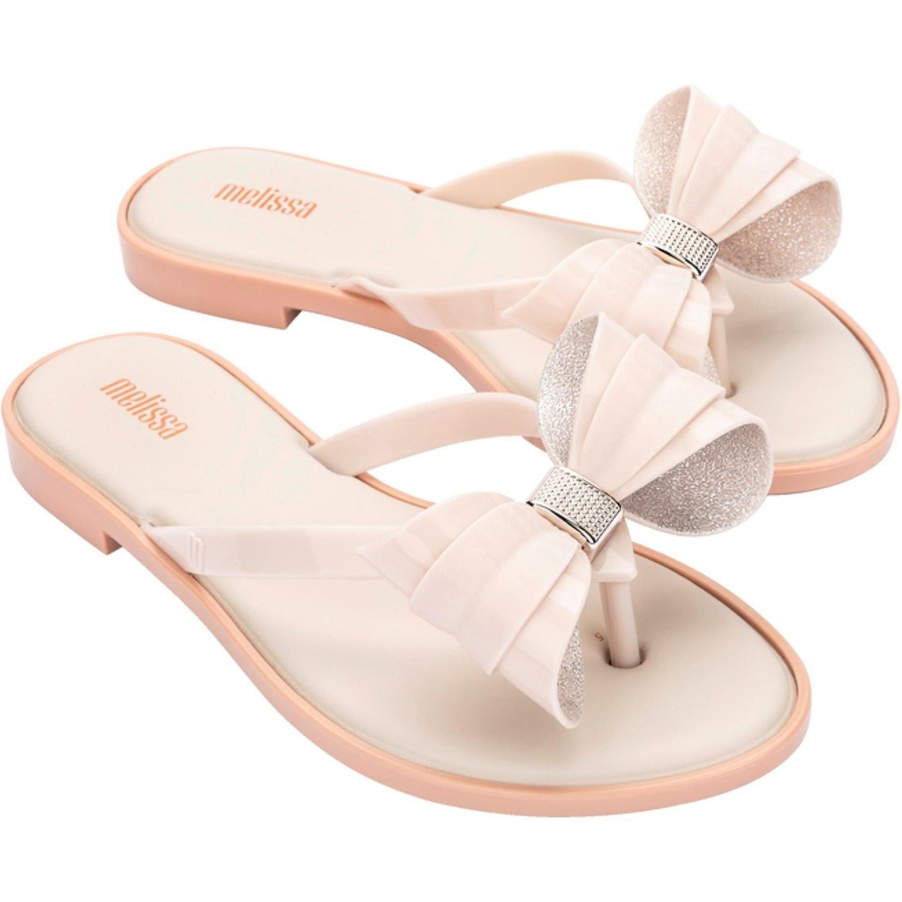Melissa Slim Toe Post Thong Toe Sandals