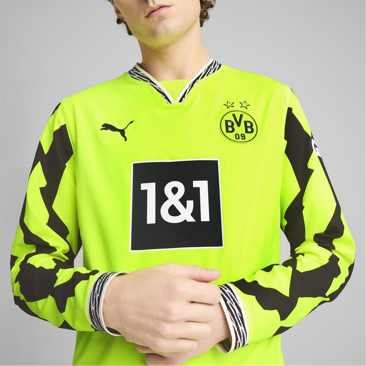 Puma Borussia Dortmund Anniversary Long Sleeve Home Shirt Adults