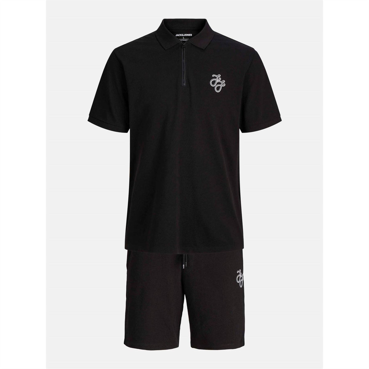 Jack and Jones Zip Polo And Short Set