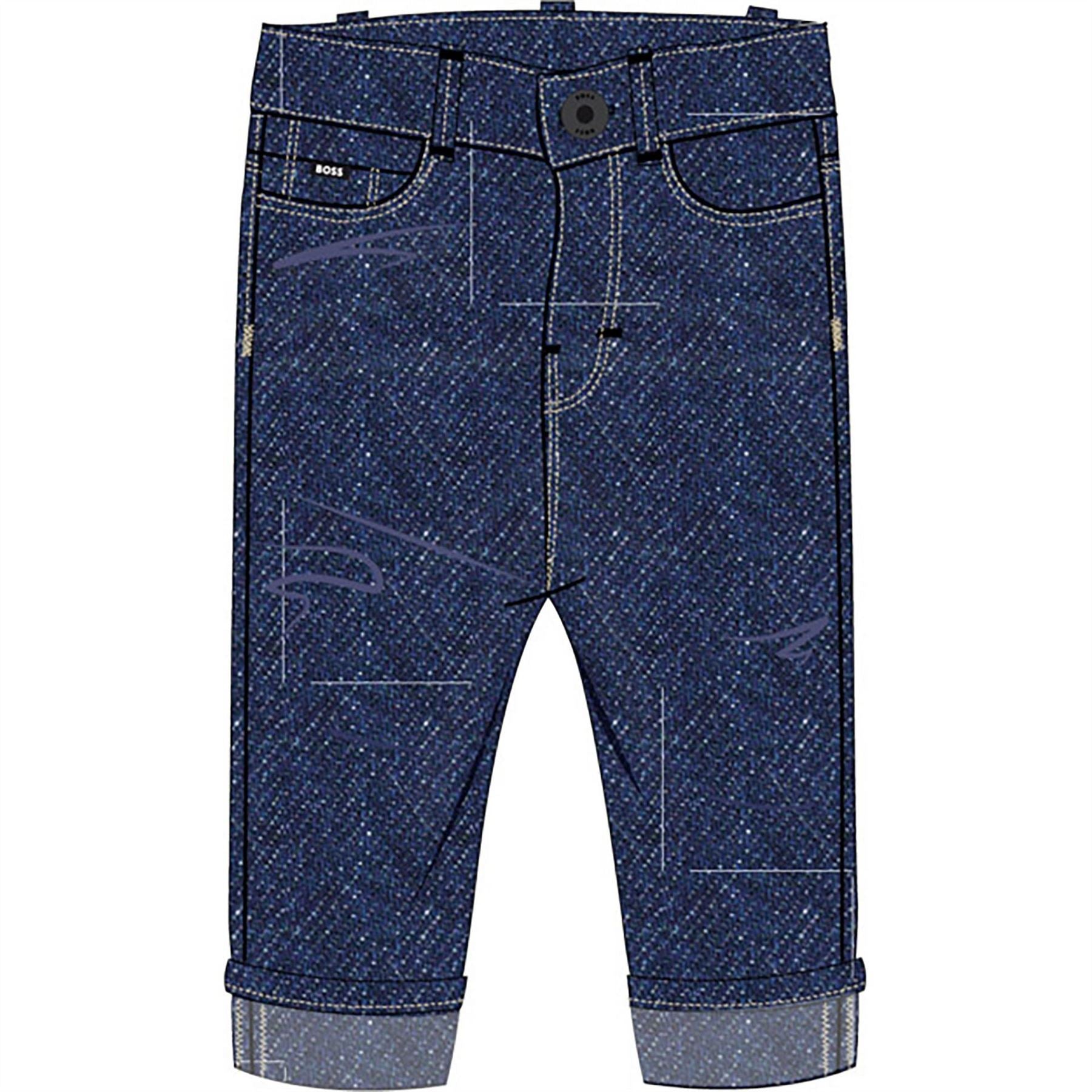 Boss Den Denim Straight Leg Jeans