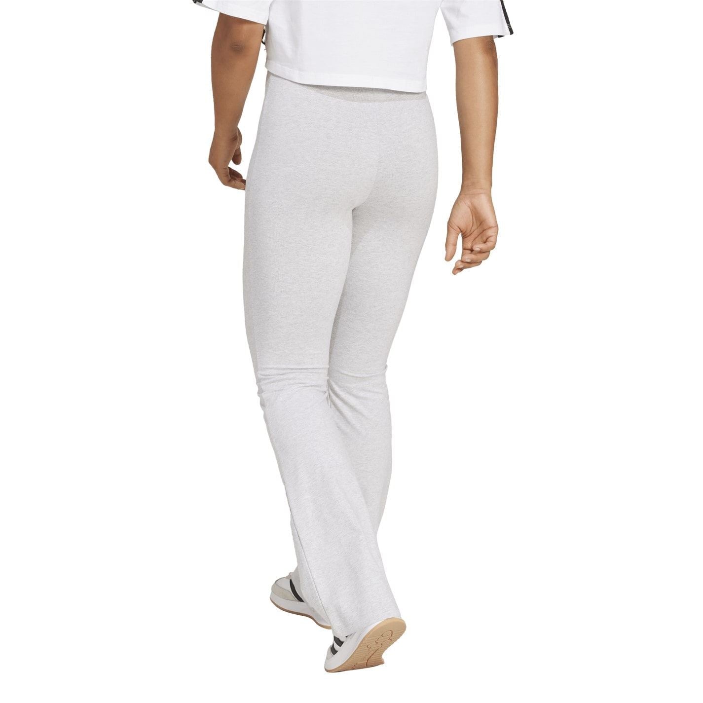 adidas Womens Essentials Logo Flared Leggings