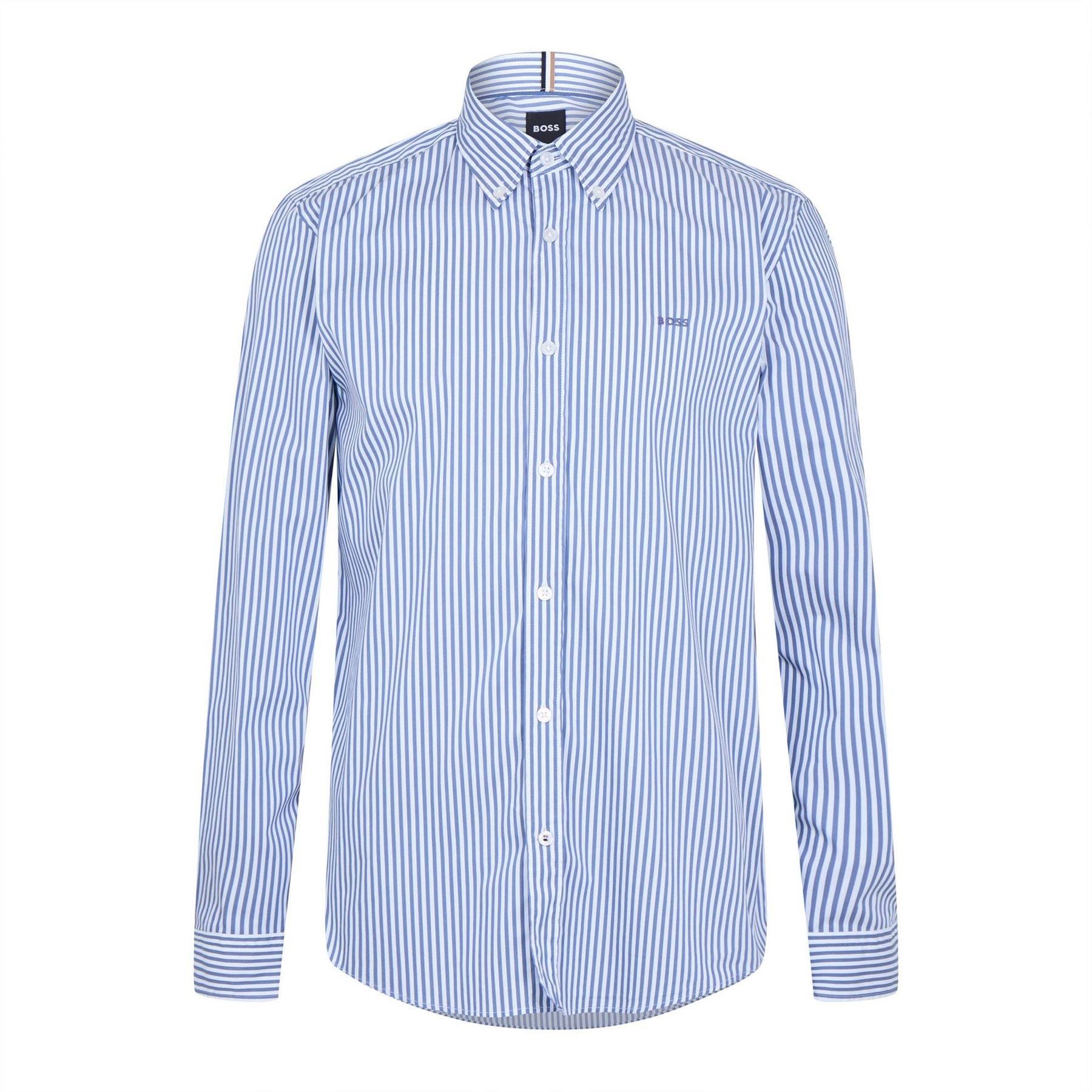 Boss Roan Bd Stripe Patterned Long Sleeve Shirt