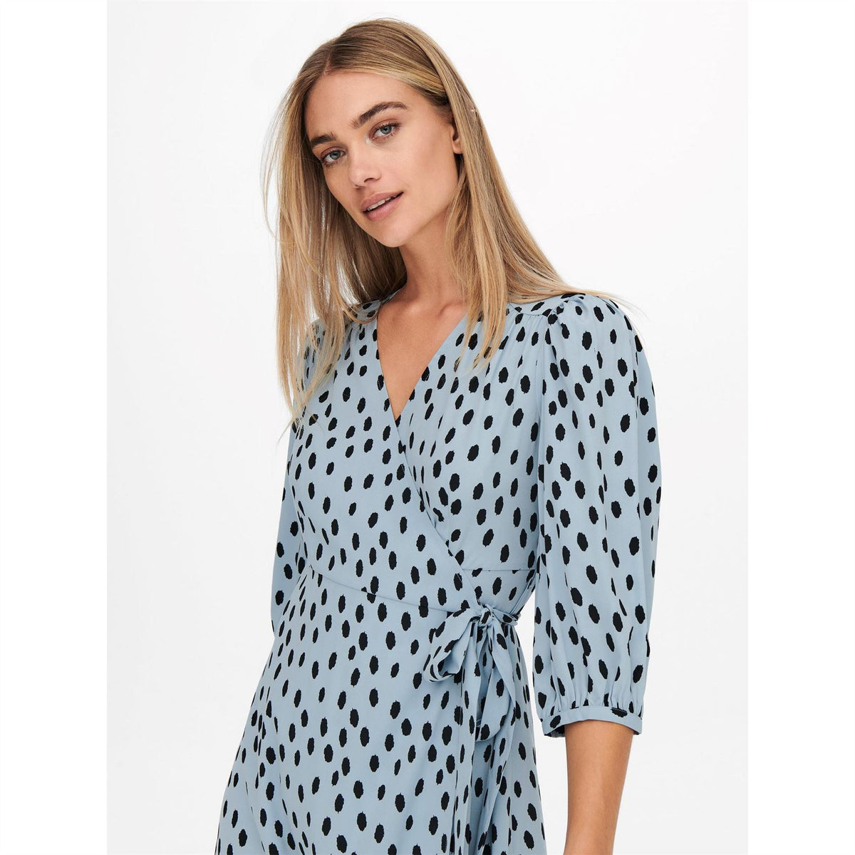 Only Olivia V-Neck Midi Wrap Dress