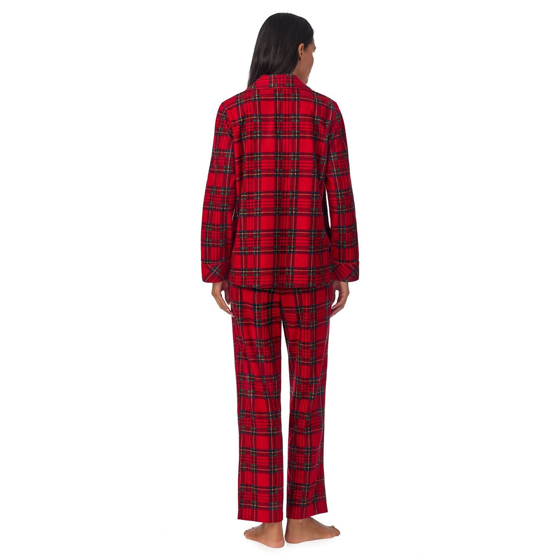 Lauren by Ralph Lauren Collared Neck Long Sleeve Pyjama Set