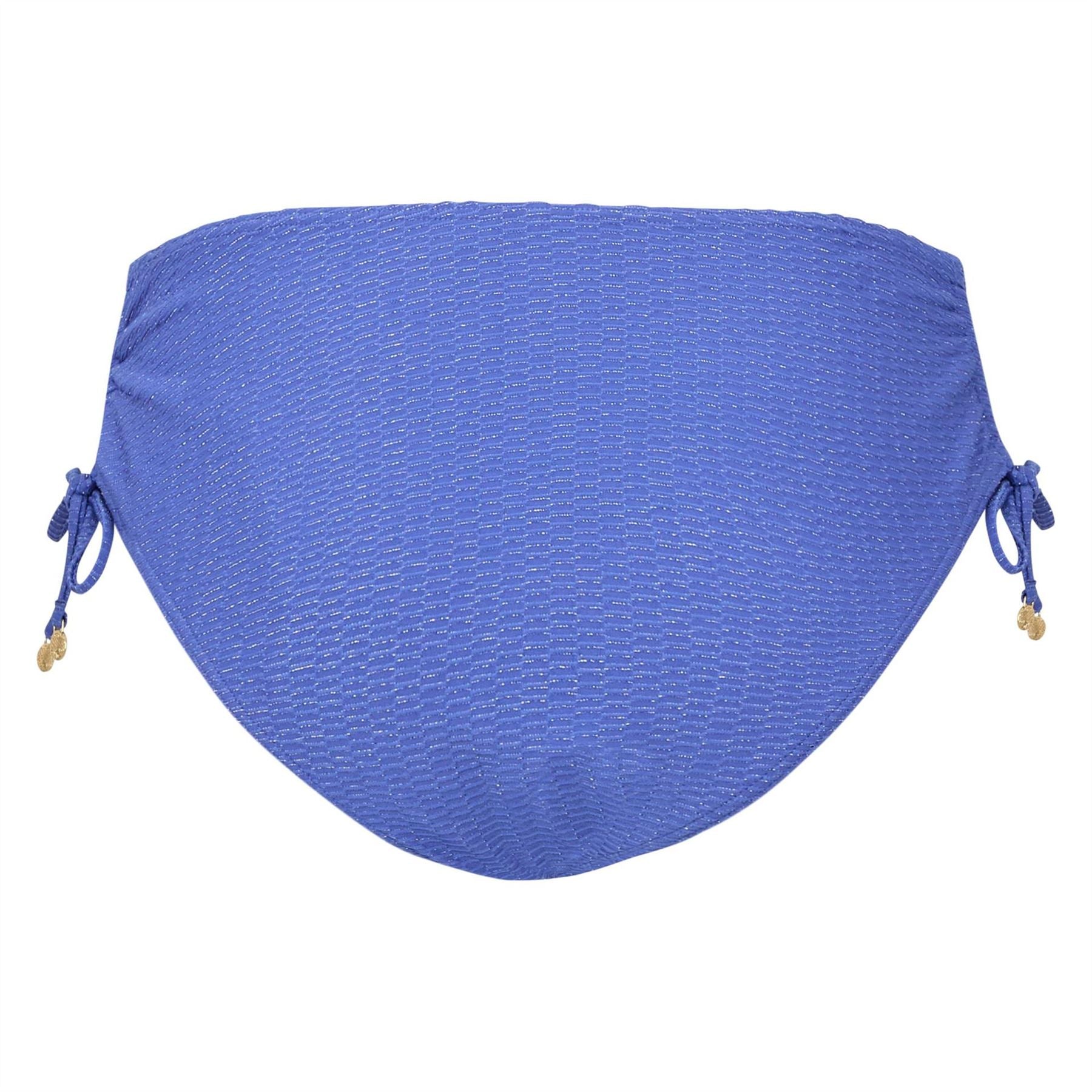 Biba Gathered High Leg Bikini Bottoms