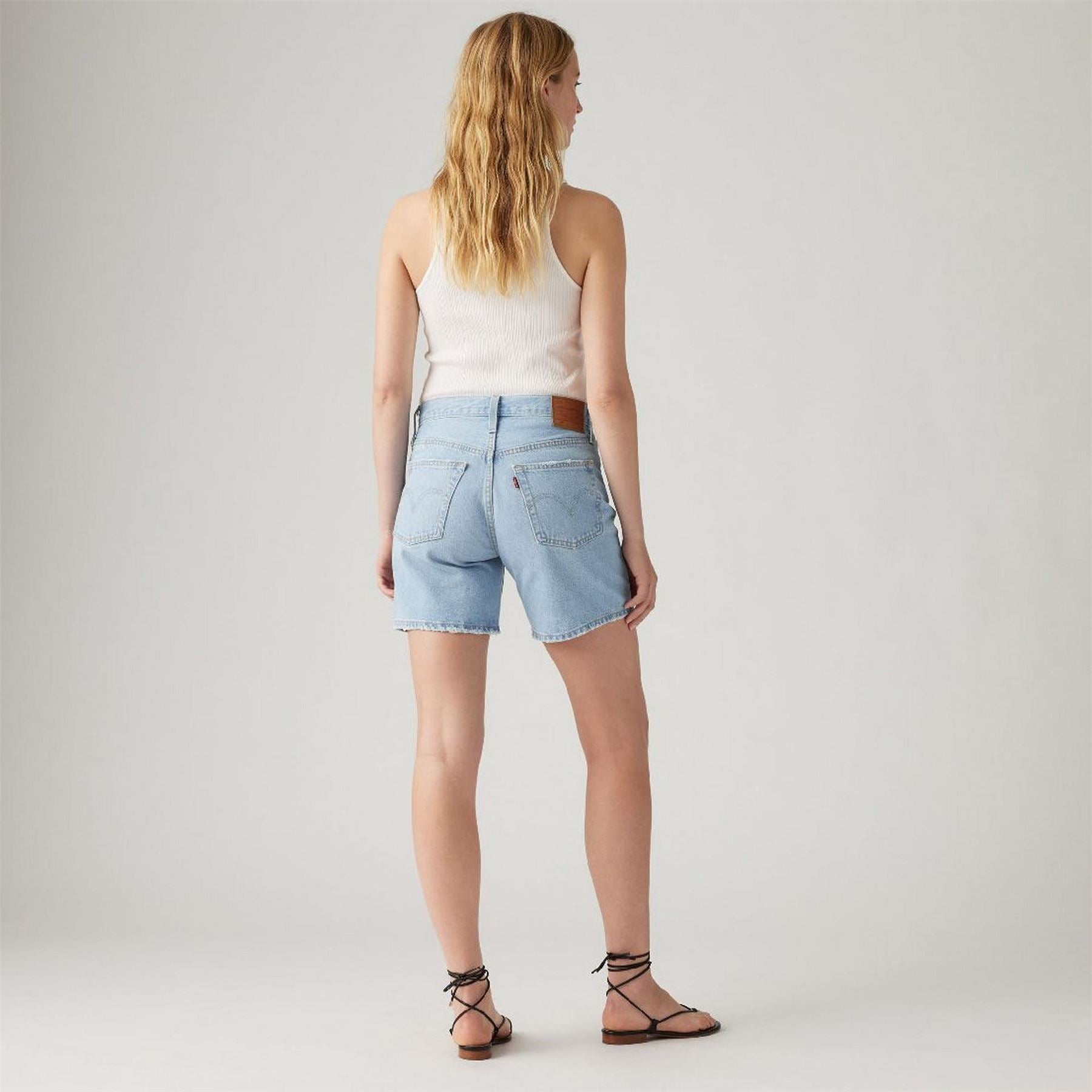 Levis 501 Mid Thigh Short Lunar Blac