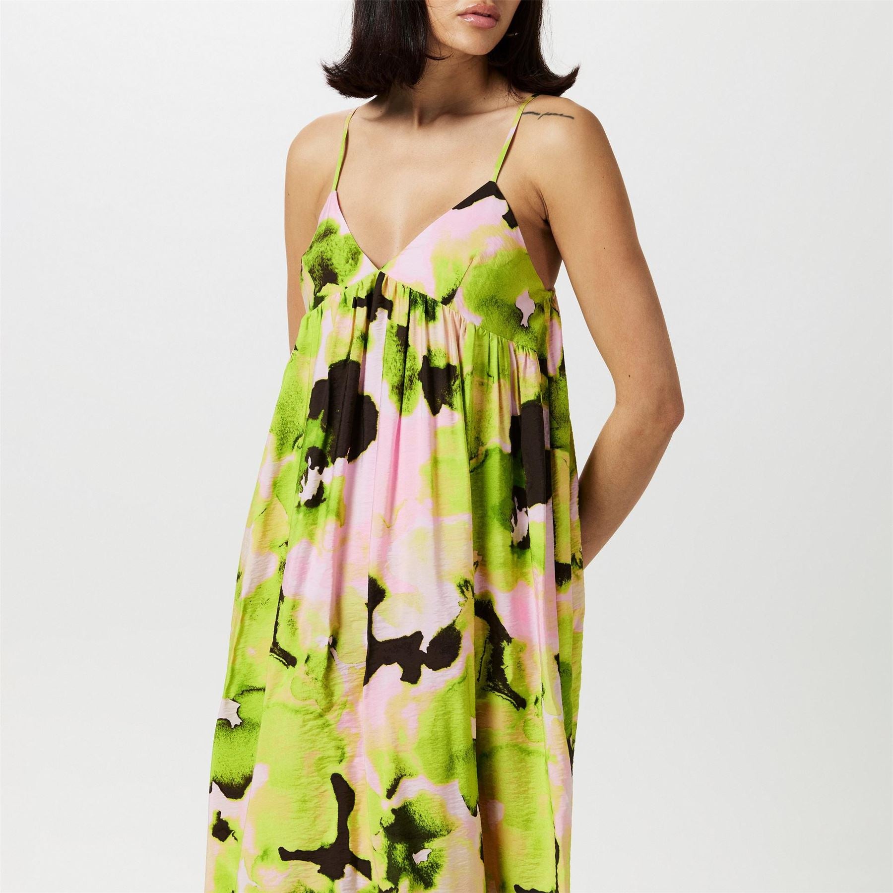Selected Femme Helinda V-Neck Maxi Slip Dress