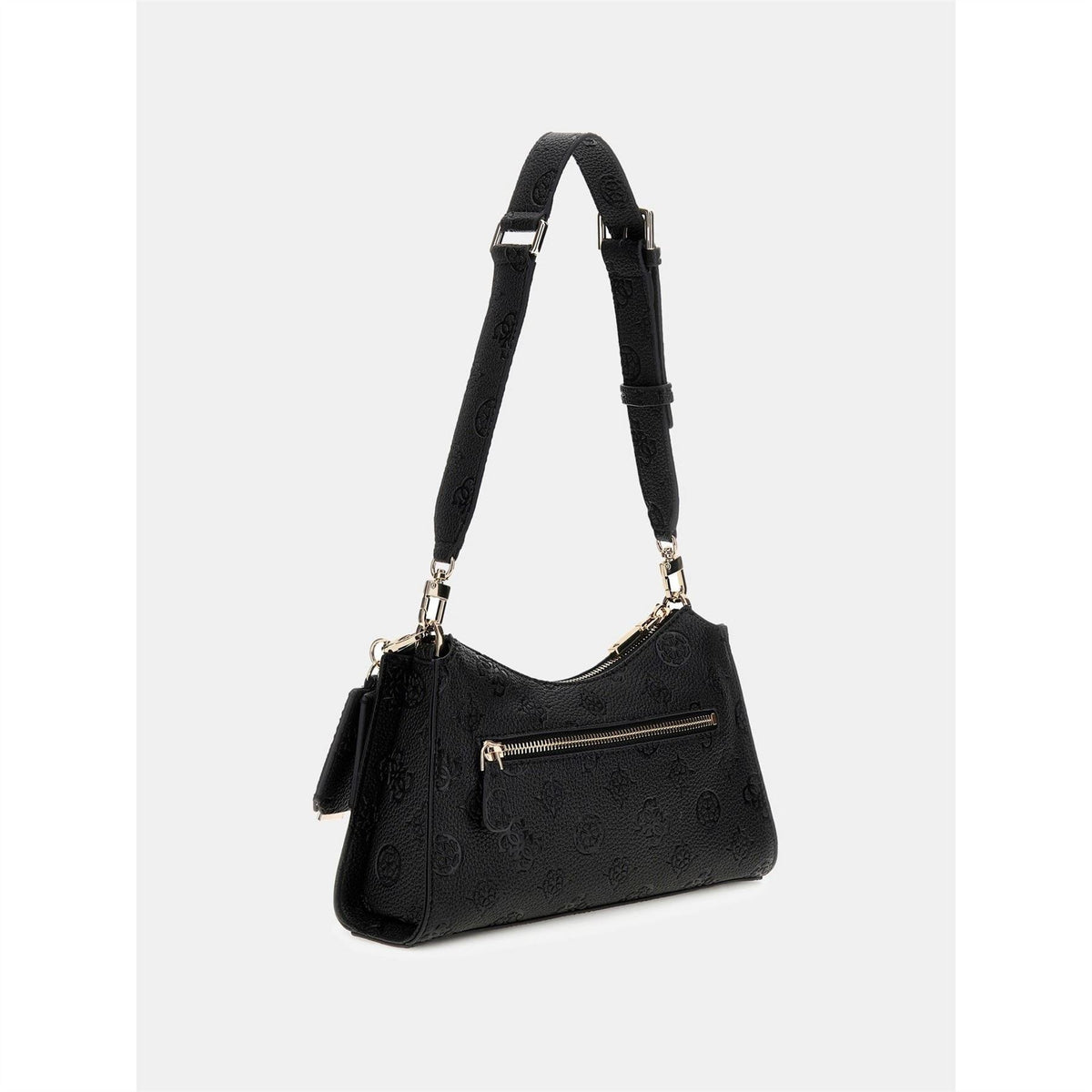 Guess Cresida Shoody Baguette Bag with Key Case