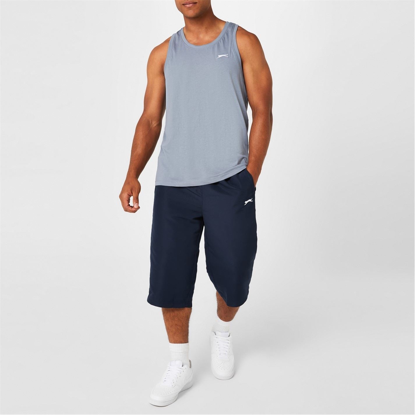 Slazenger Mens Three Quarter Length Tracksuit Bottoms