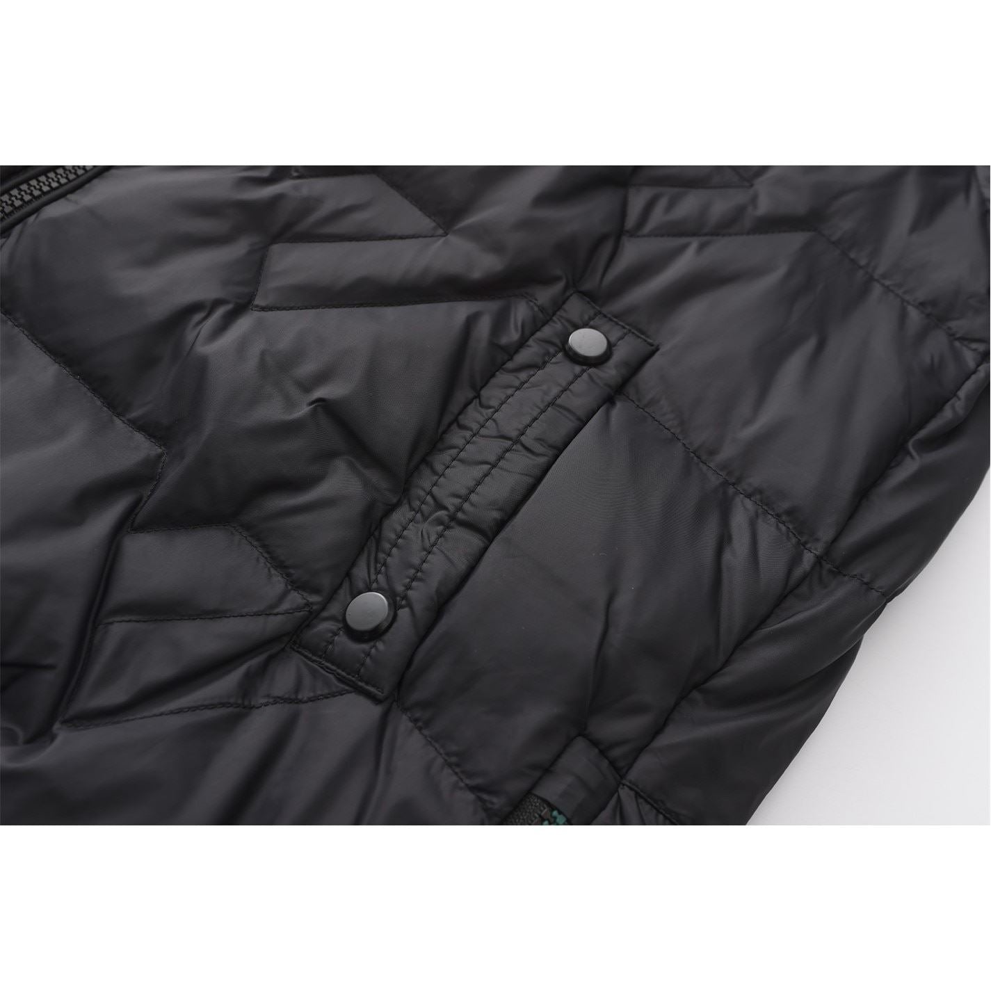 Firetrap Short Duck Down Funnel Neck Long Sleeve Down Jacket