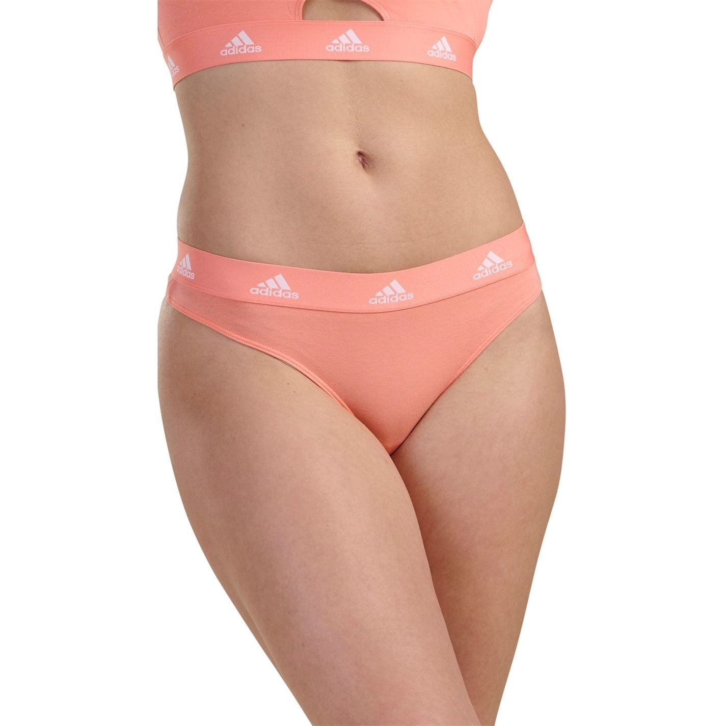 adidas 3 Pack Active Comfort Cotton Thong