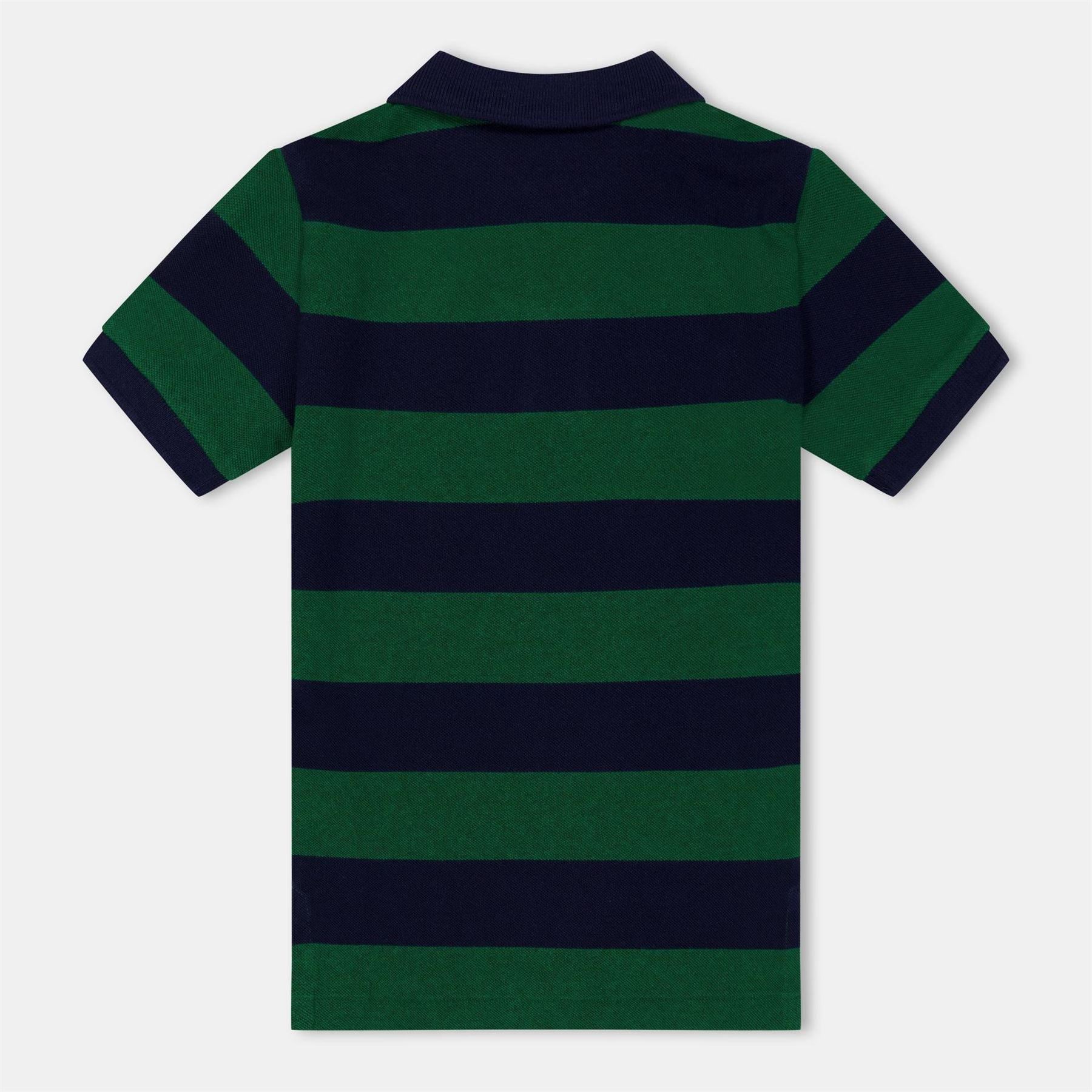 Polo Ralph Lauren Striped Collared Neck Short Sleeve Polo Shirt