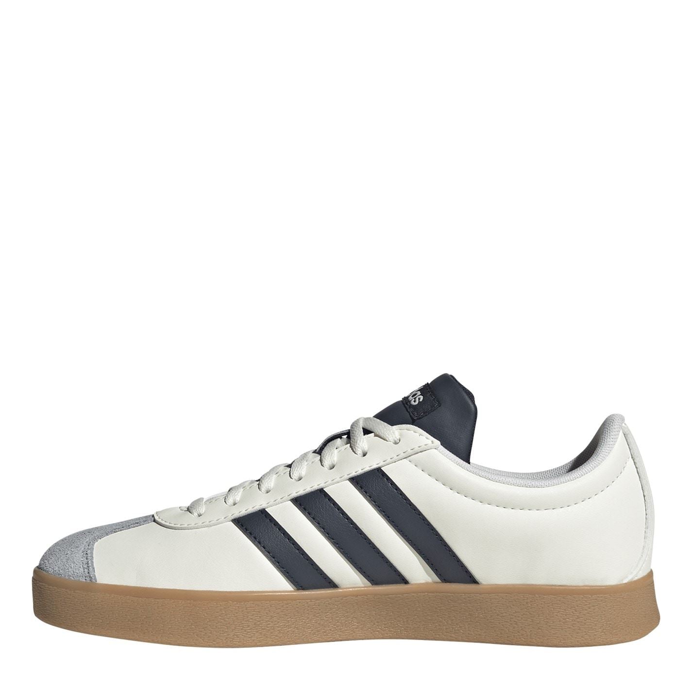 adidas VL Court Base Lace-Up Low Top Sneakers