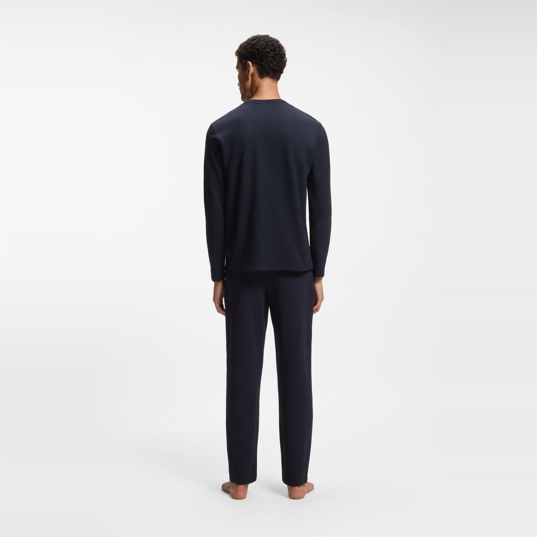 Hugo Waffle Ls Shirt 10269584 01