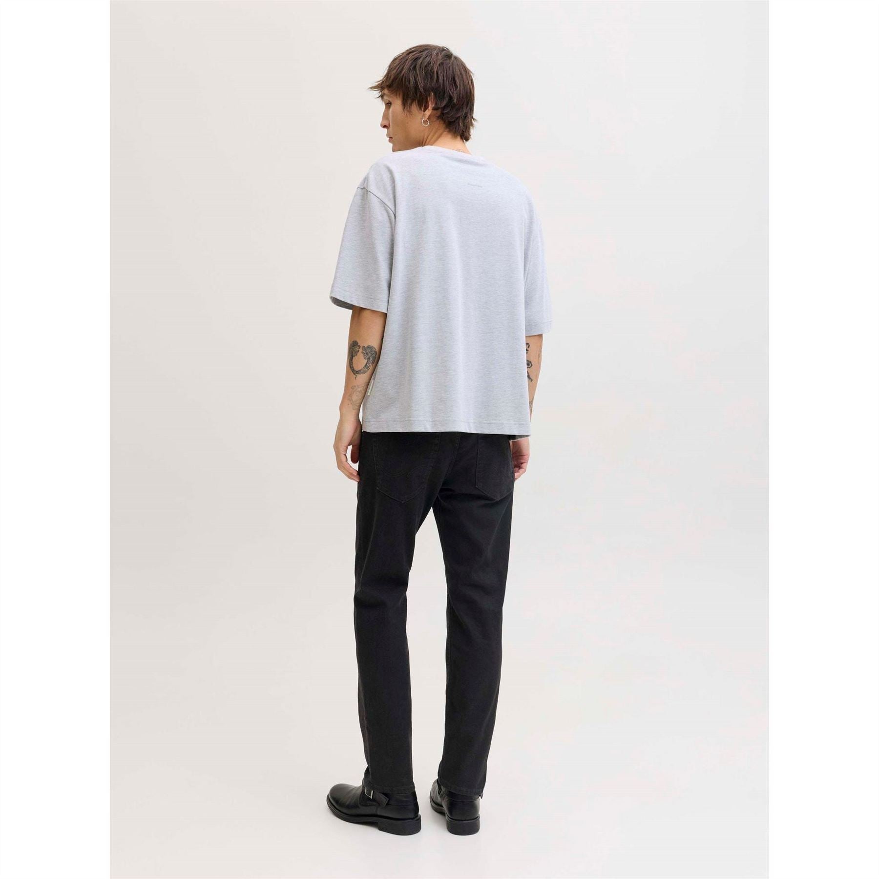 Jack and Jones Clark Orig Tapered Fit Five Pocket Jeans