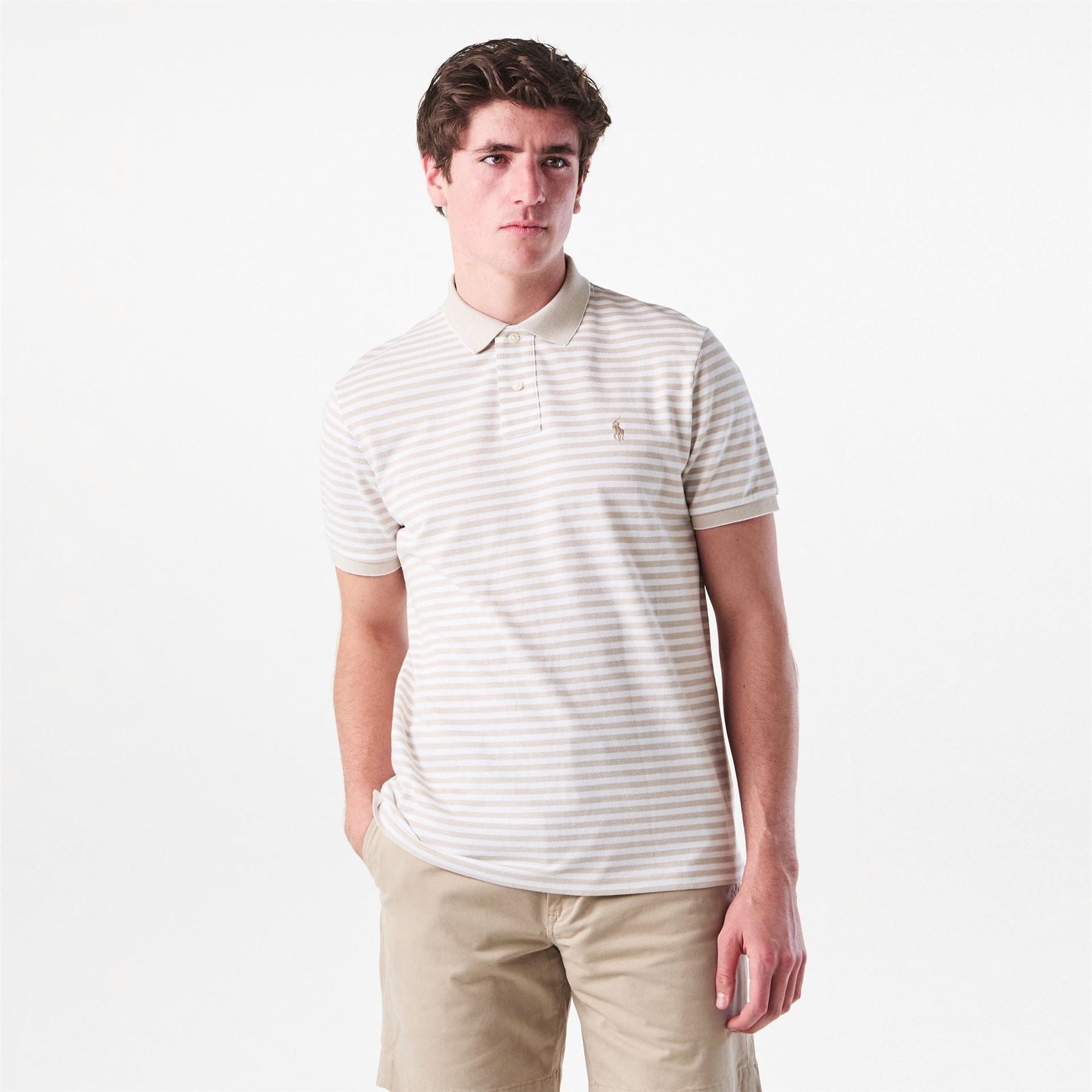 Polo Ralph Lauren Regular Fit Custom Stripe Polo Shirt