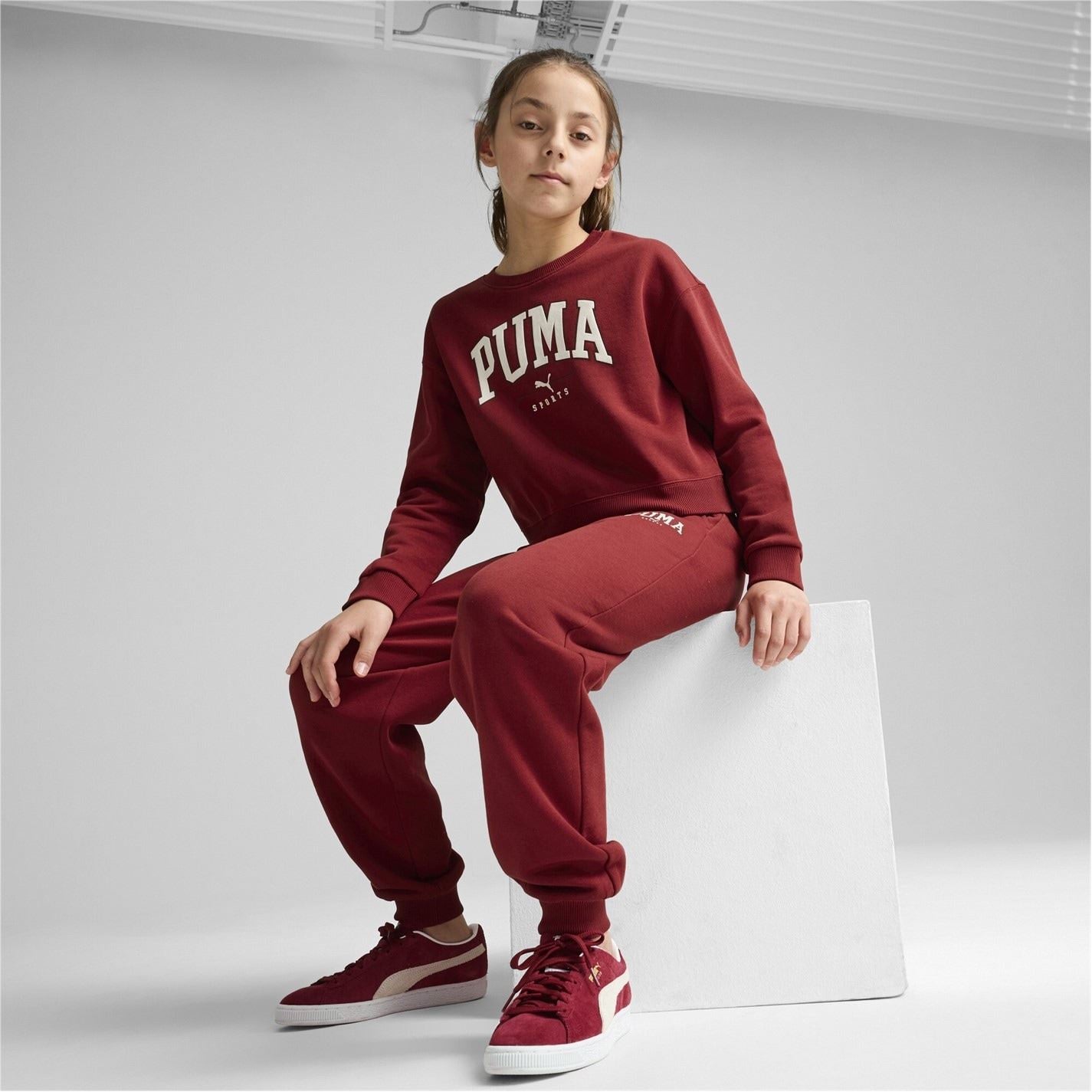 Puma Squad Crew Fl G Sweatshirt Unisex Kids