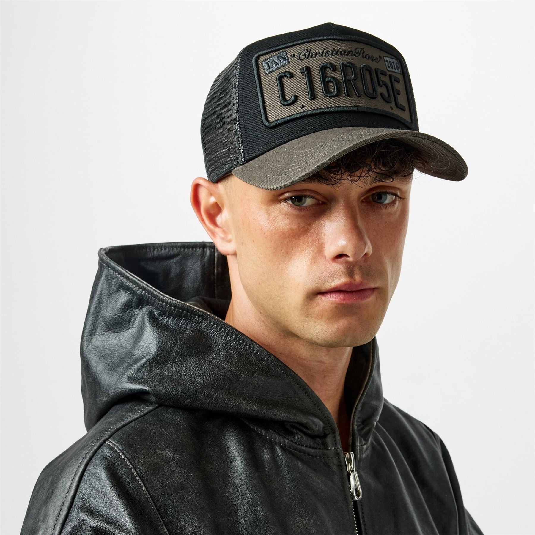 Christian Rose Private Plate Trucker Cap