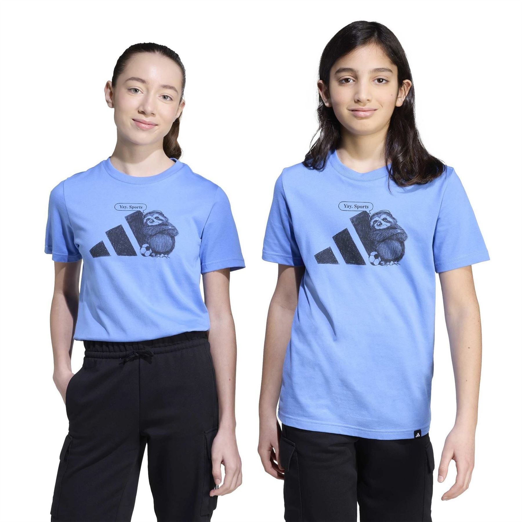 adidas Yay Sports Cotton Short Sleeve Crew Neck T-Shirt
