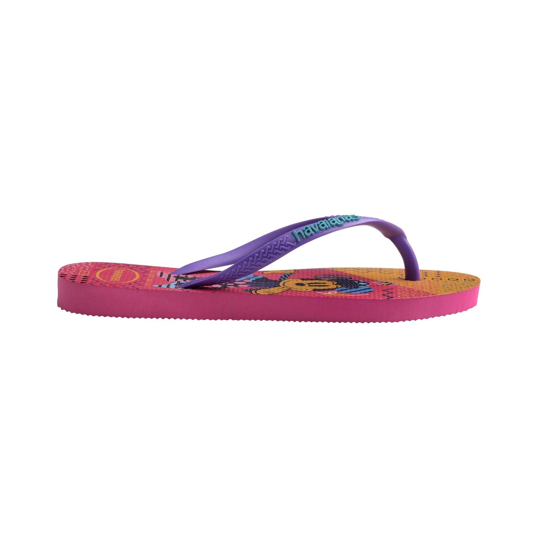 Havaianas Kids Disney Cool Pink Flux Flip Flops