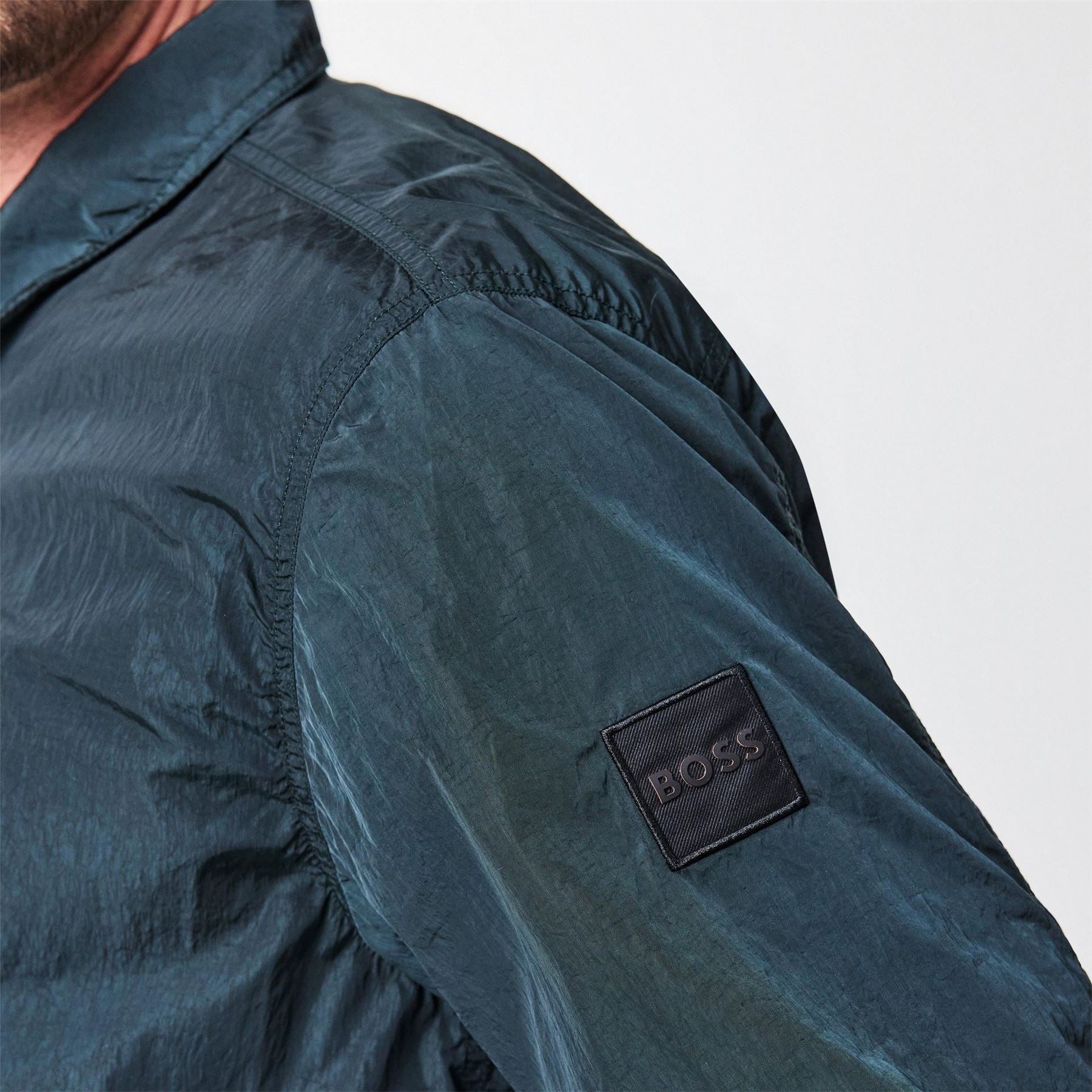 Boss Leejay1m Orange Overshirt