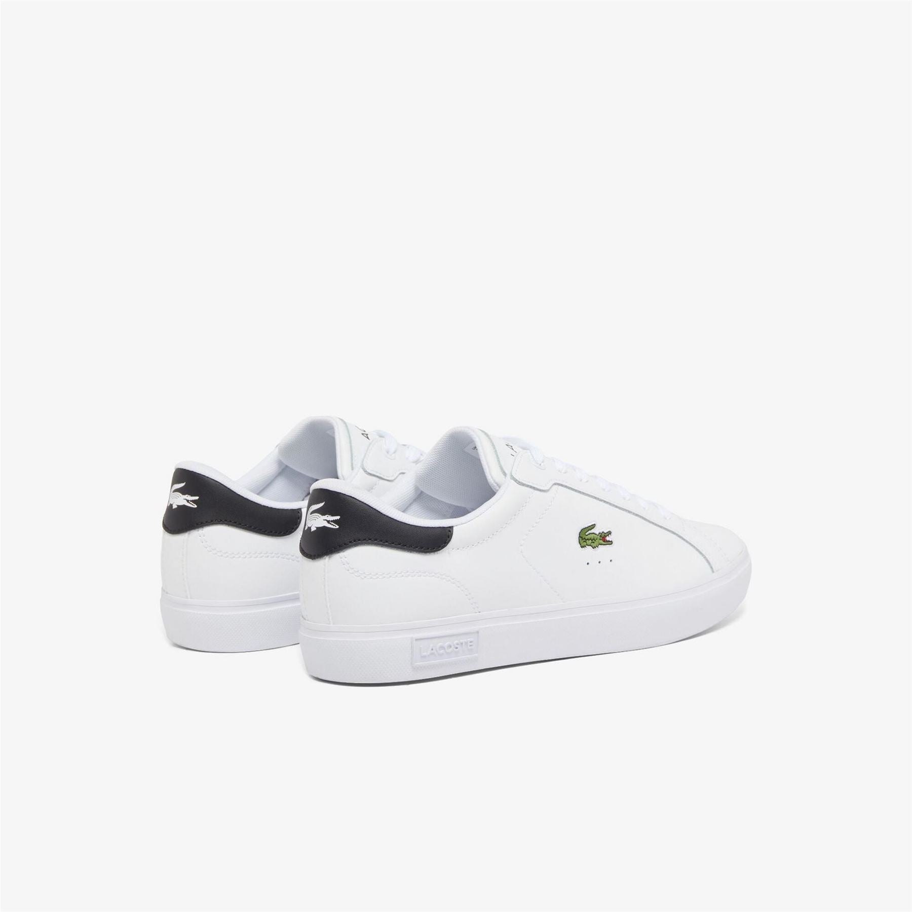 Lacoste Powercourt Low Top Crocodile Print Sneakers