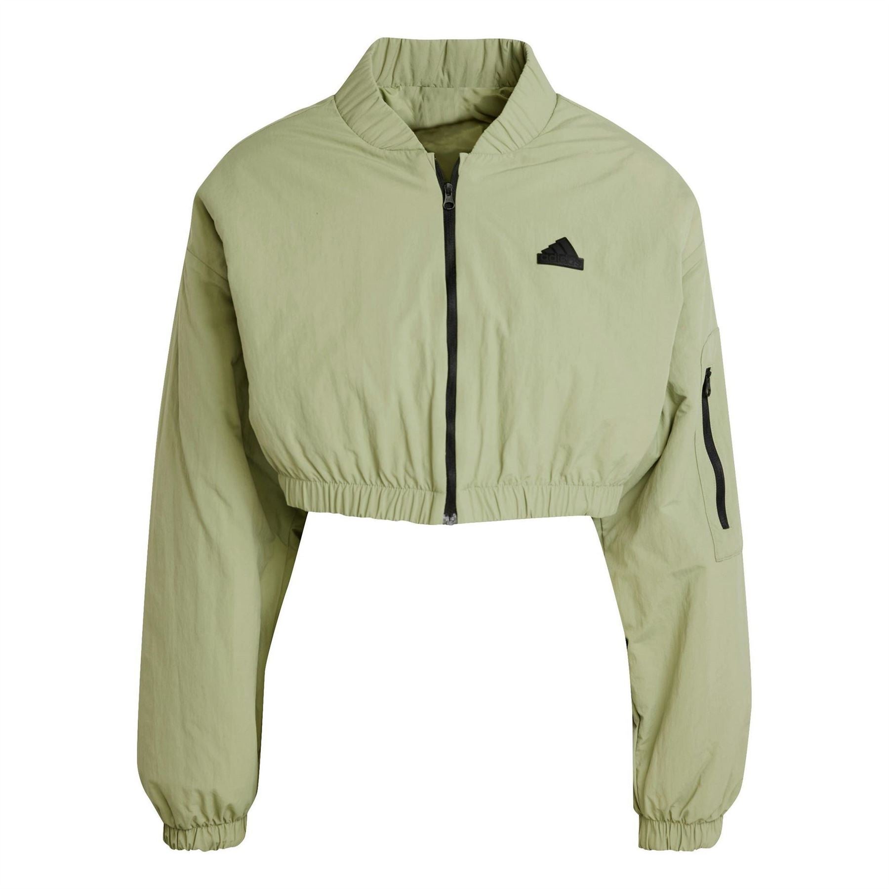 adidas City Escape Padded Cropped Bomber Jacket