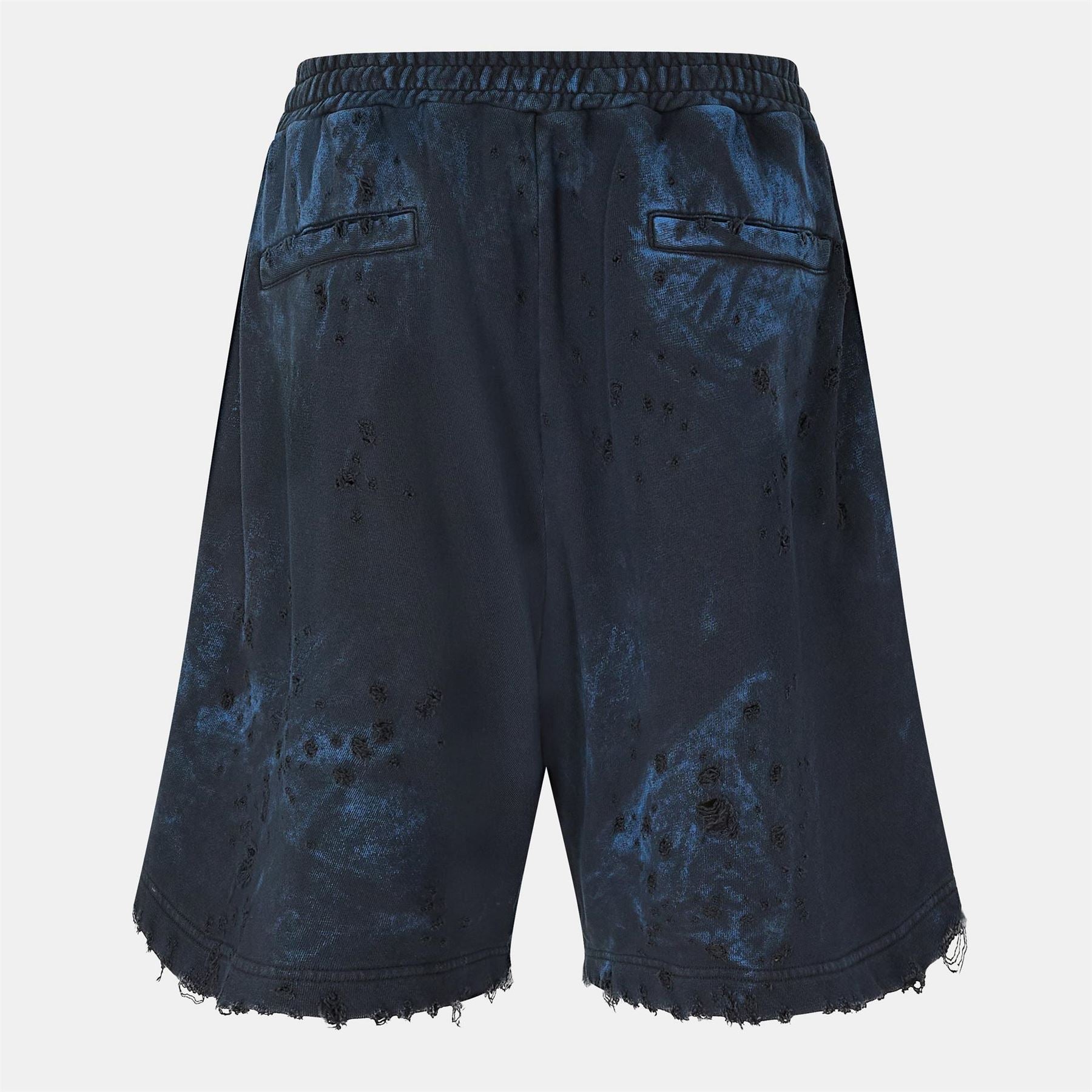 Diesel Distressed Acid Wash Shorts