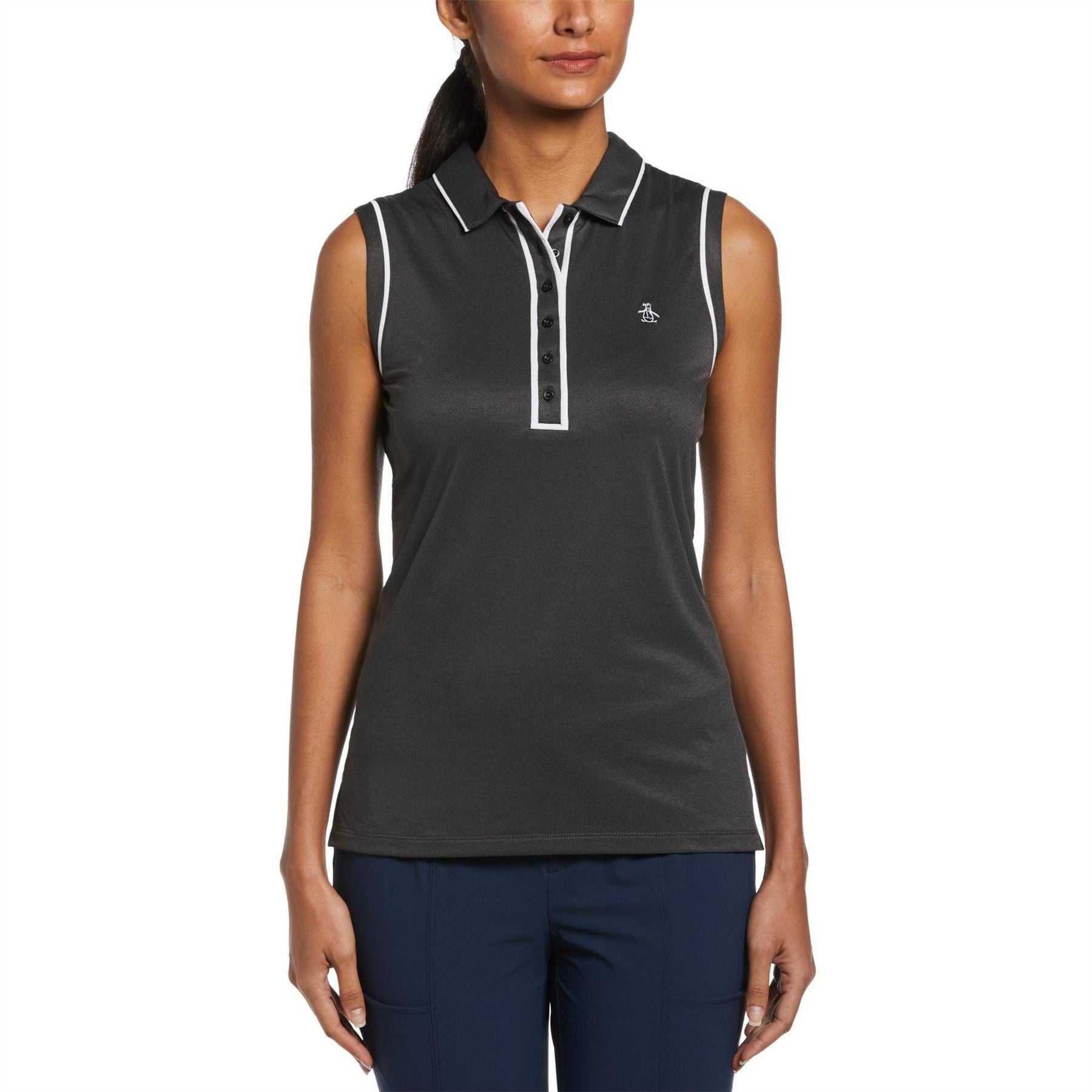 Original Penguin Golf Sleeveless Performance Polo Shirt