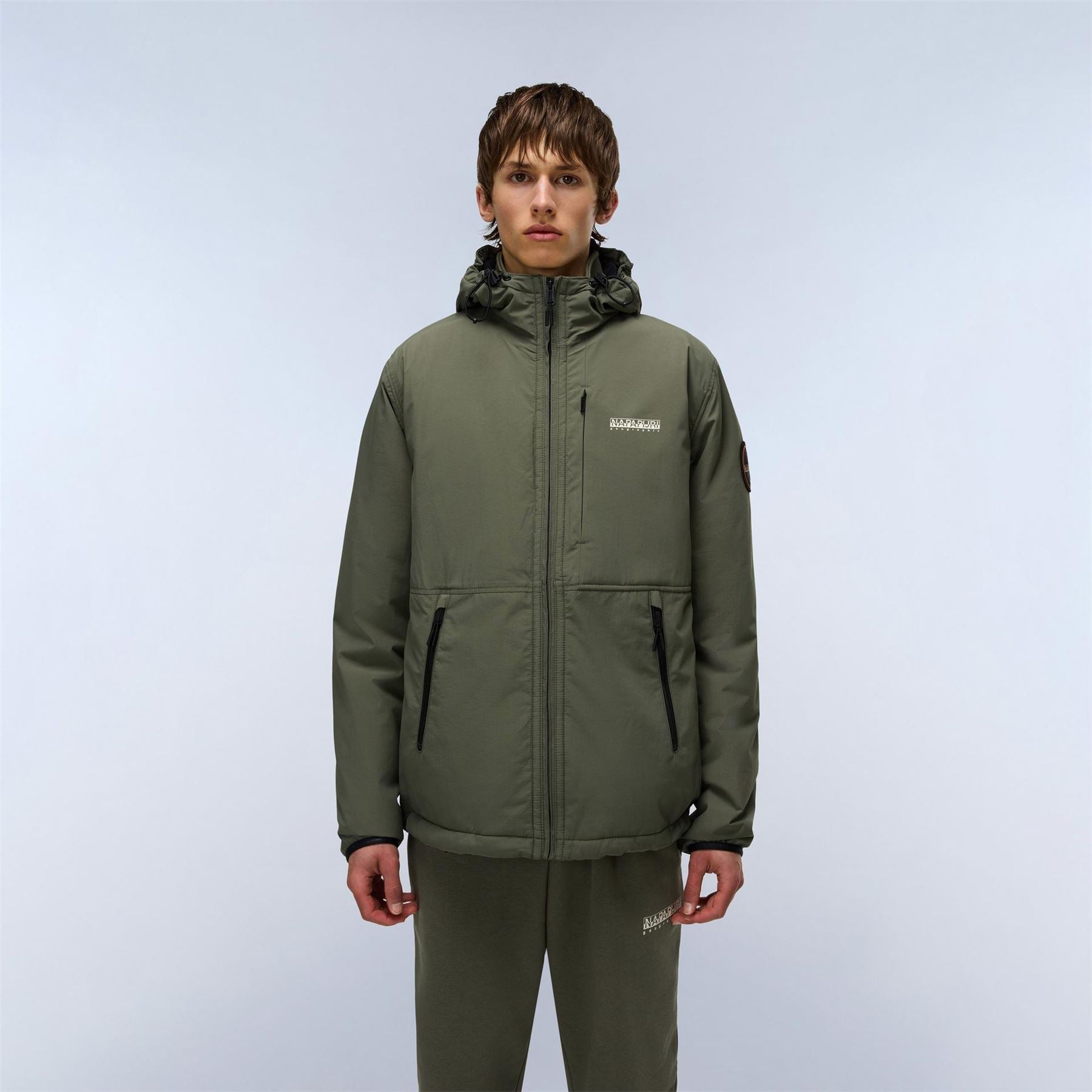 Napapijri Tundra Hooded Drawstring Winter Parka Jacket