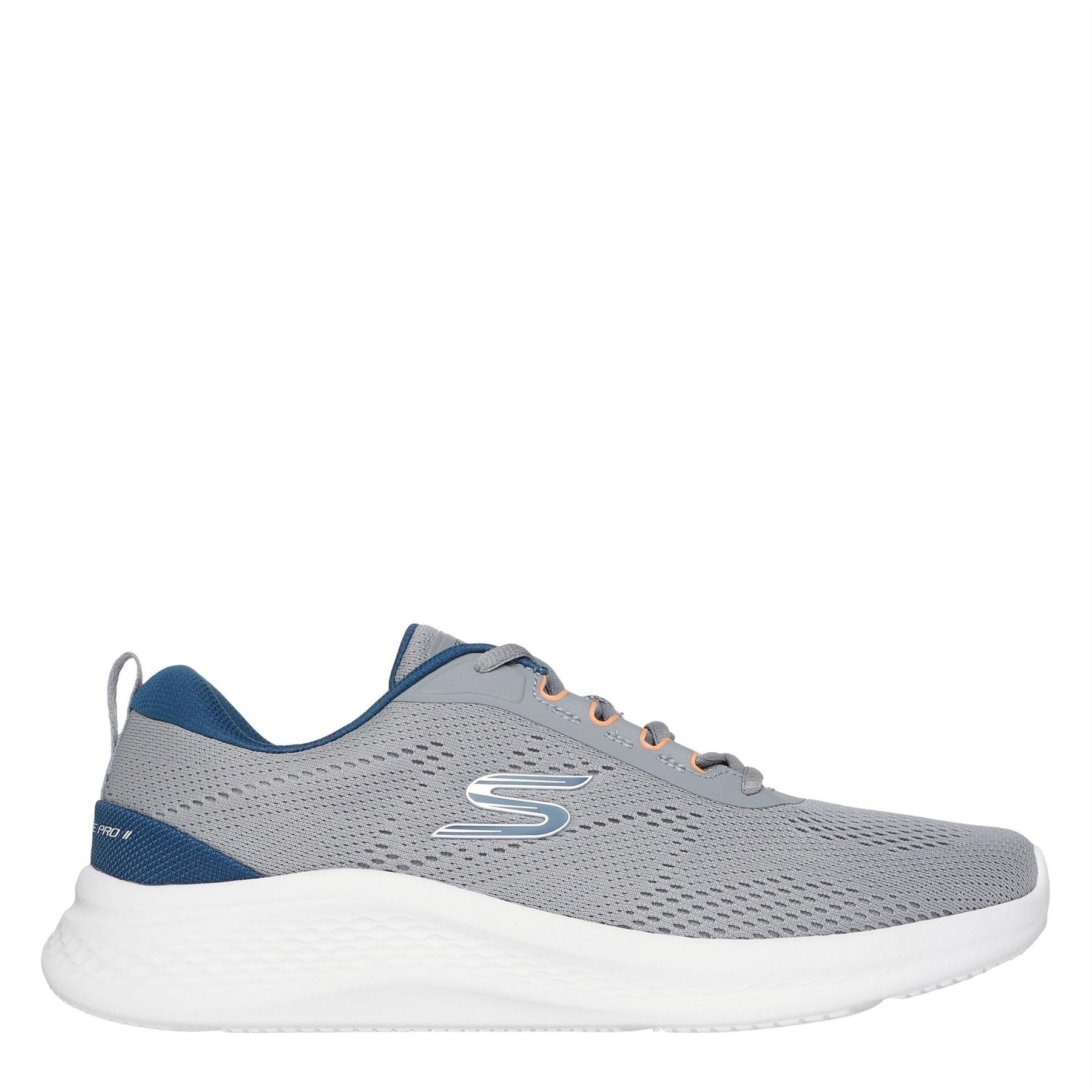 Skechers Mens Mesh Lace Up Low Top Trainers