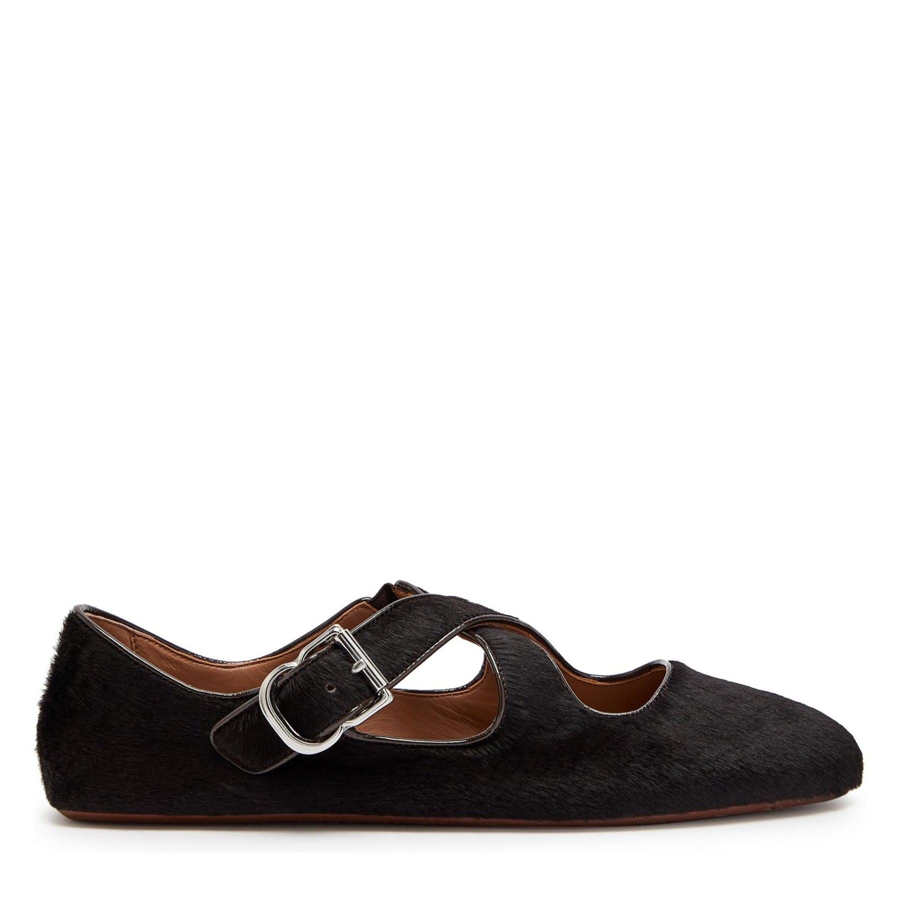 Alaia Cross Ballet Flats