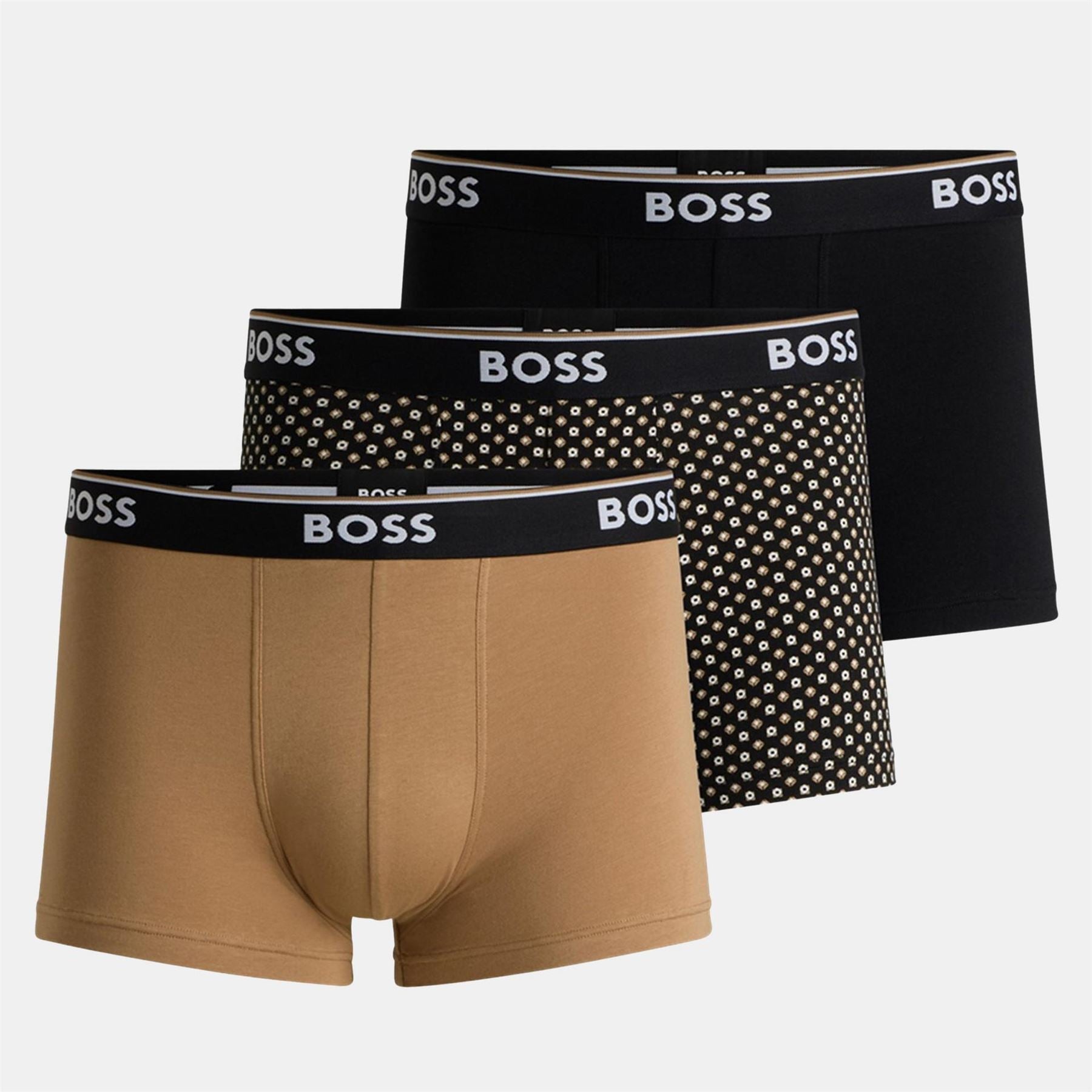 Boss BOSS Bodywear 3 Pack Boxer Shorts with Logo Detail